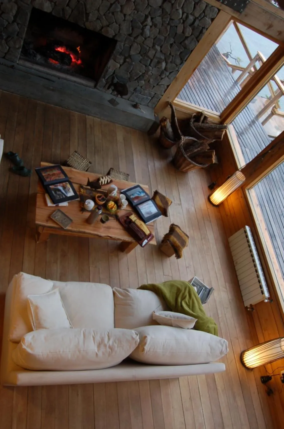 Lobby or reception in Aguas Arriba Lodge