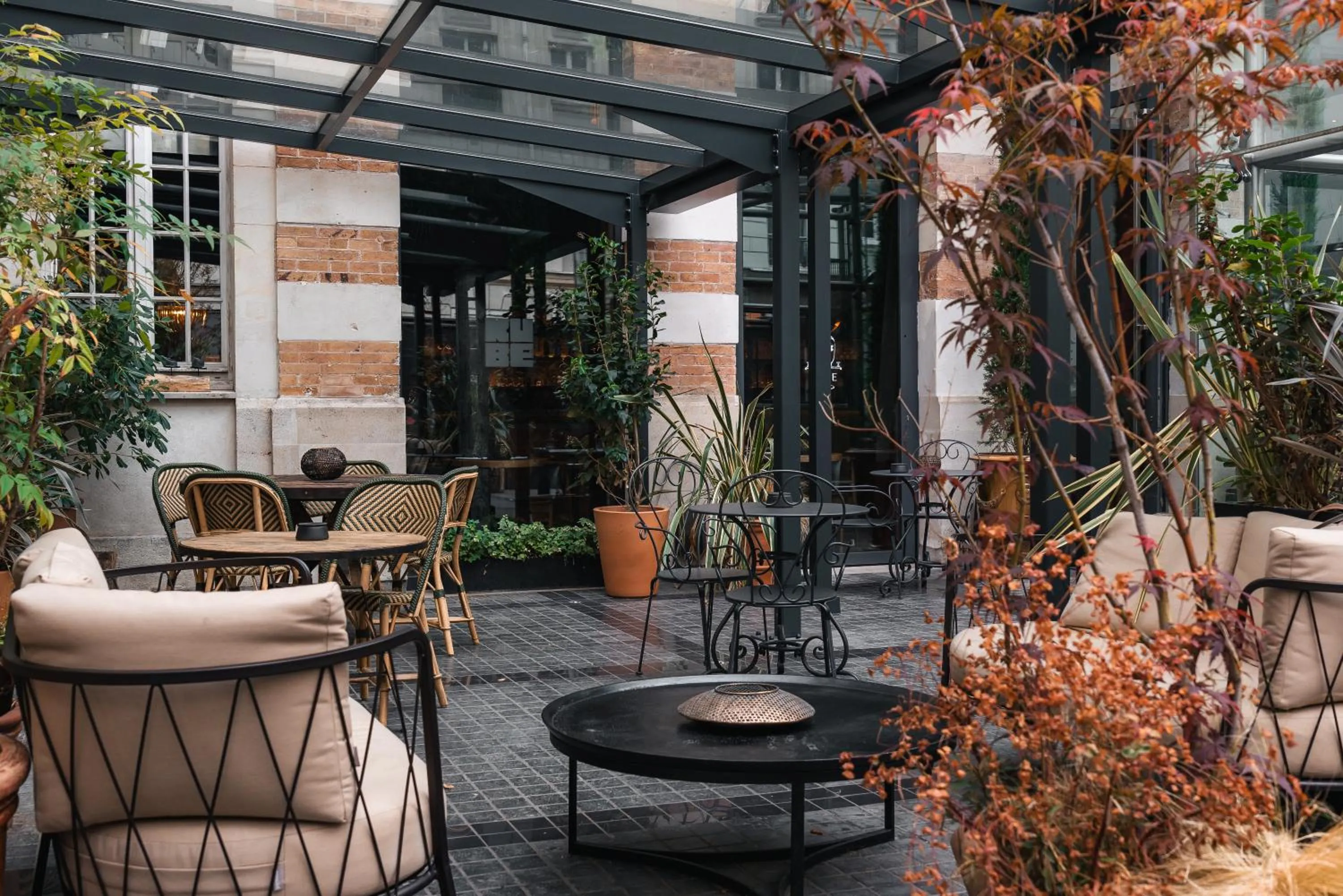Balcony/Terrace in Kube Hôtel Paris