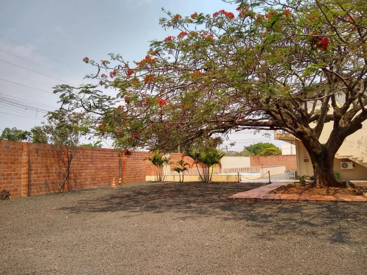 Patio in Leme Plaza Hotel