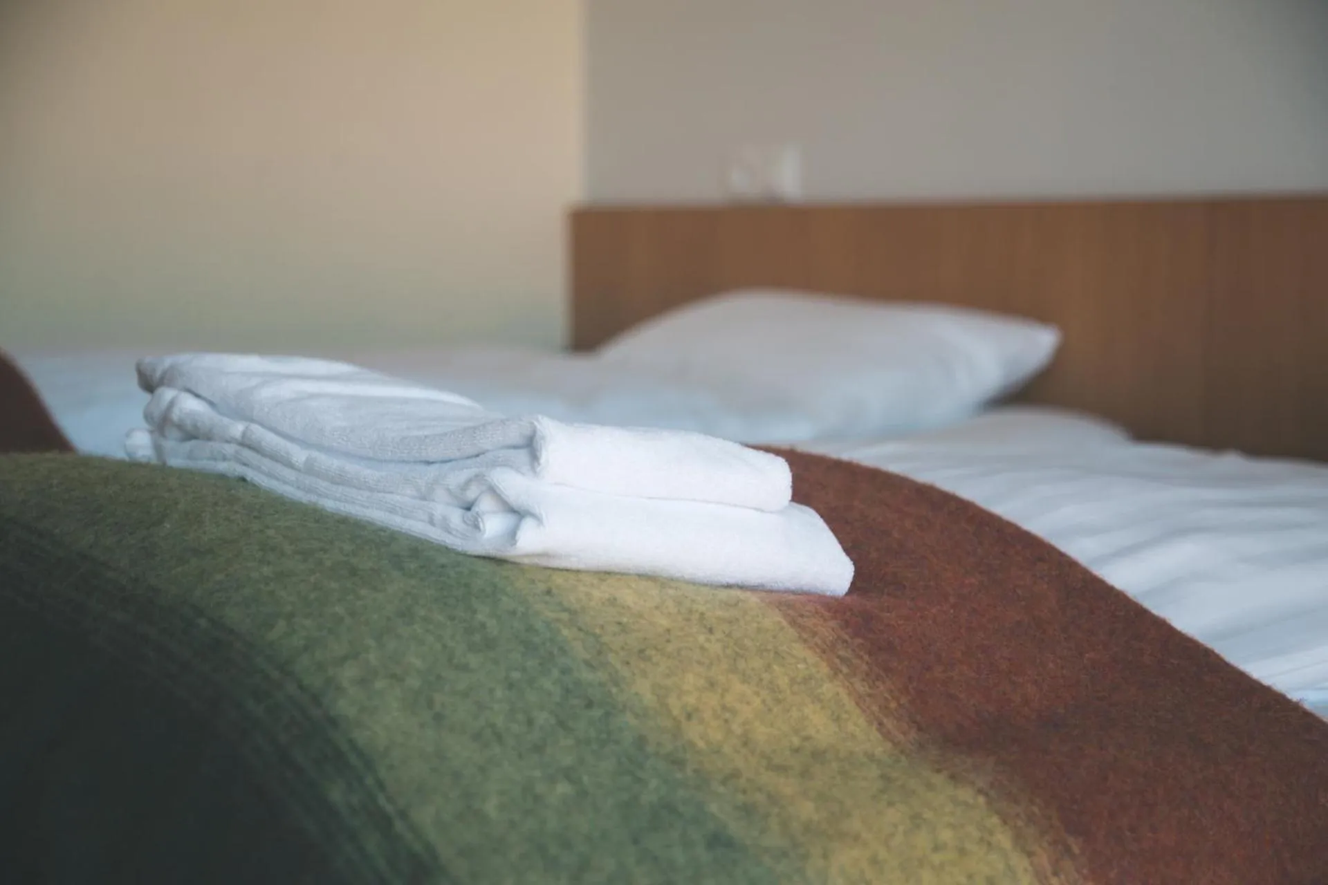 Bed in Hótel Eldhestar