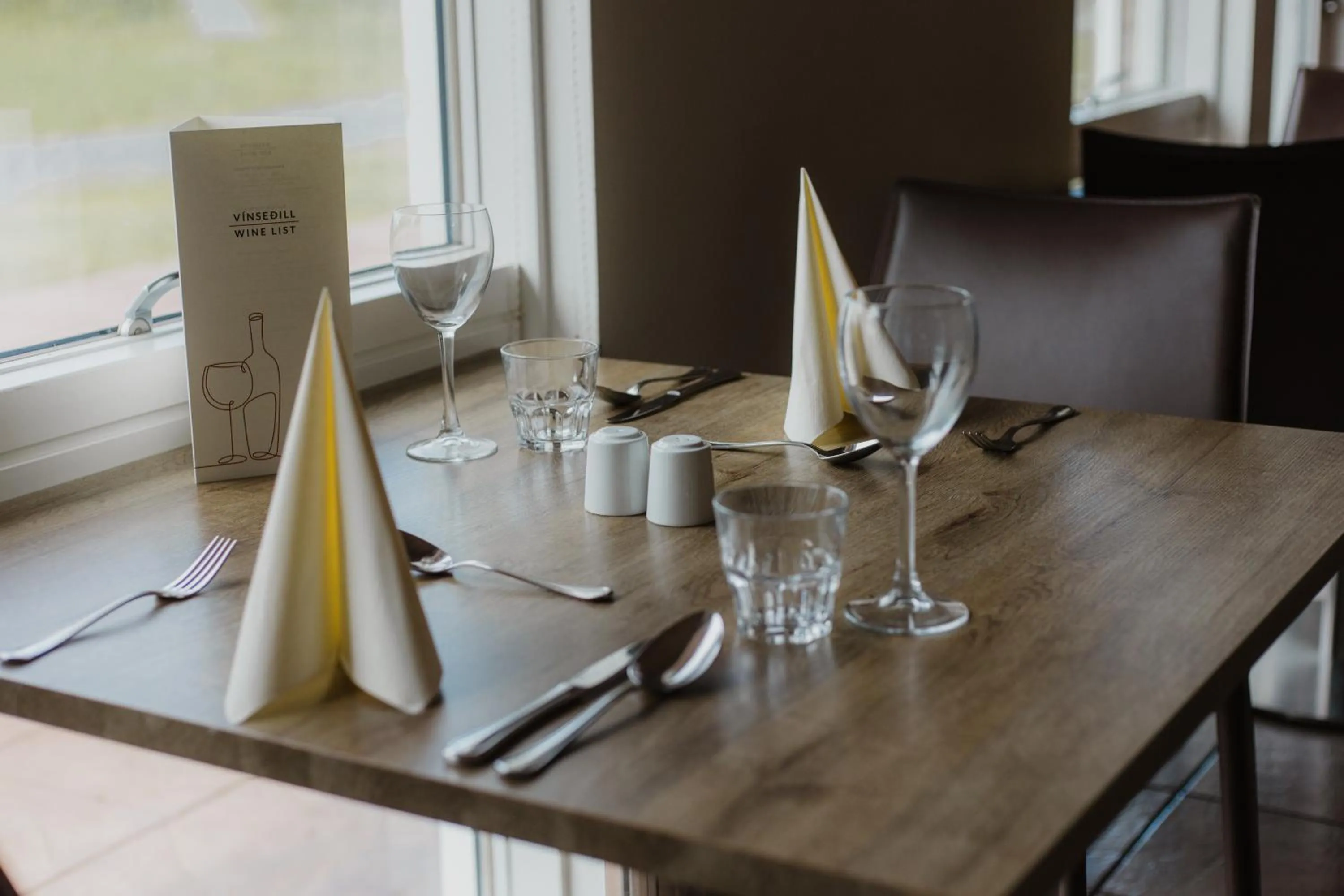 Dining area in Hótel Eldhestar