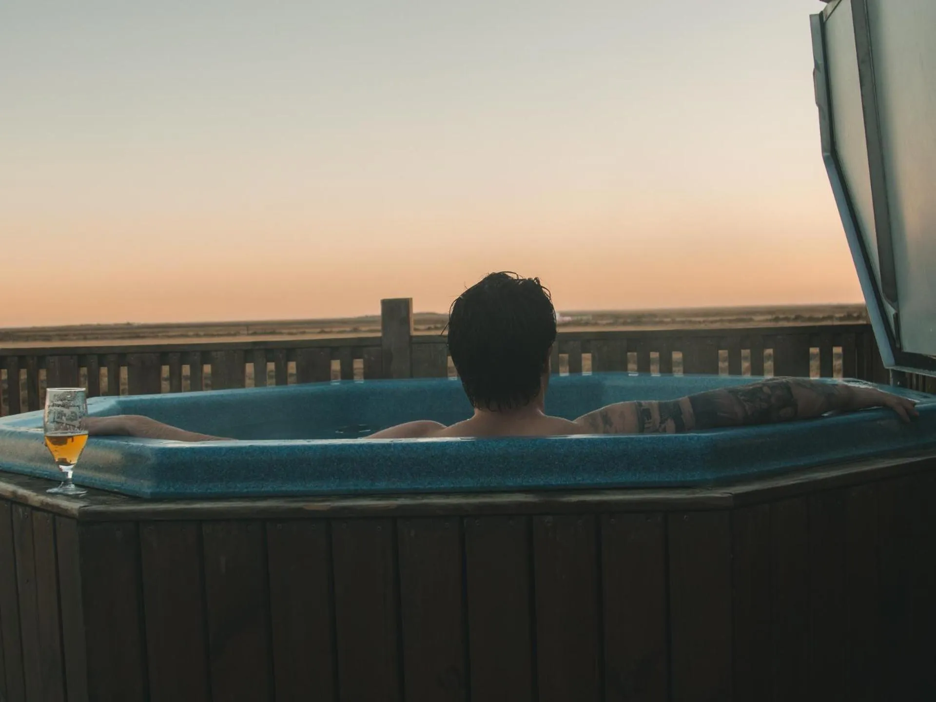 Garden in Hótel Eldhestar