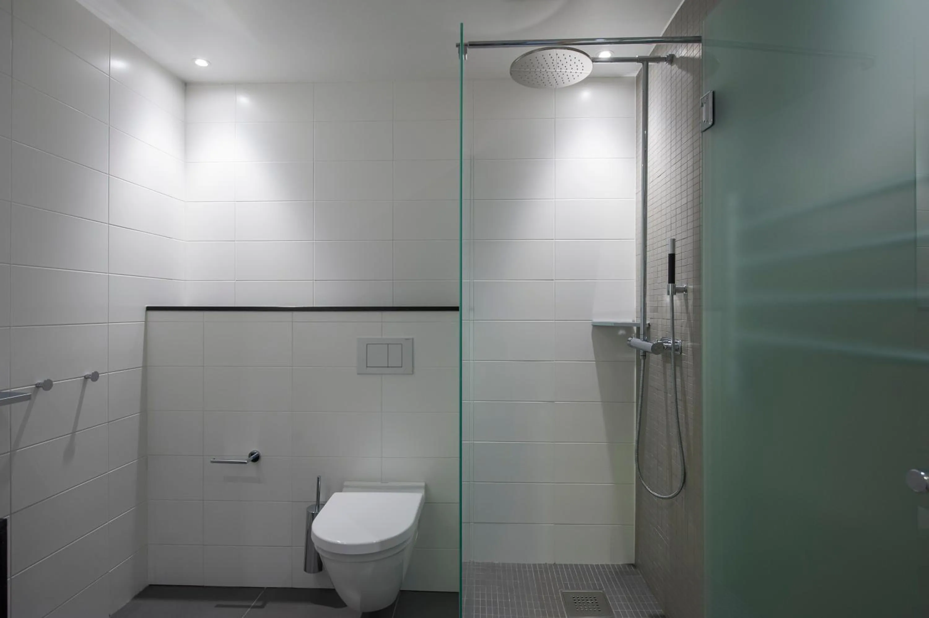 Shower in Apartments By Ligula, Hammarby Sjöstad