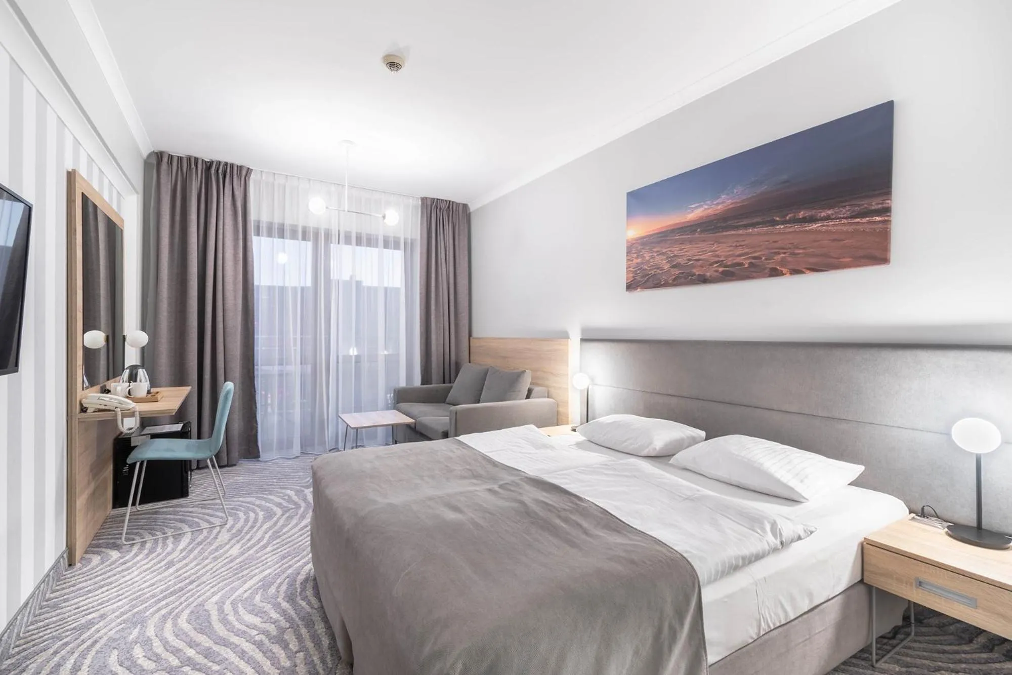 Photo of the whole room, Bed in Hotel Leda Spa - Adults Only