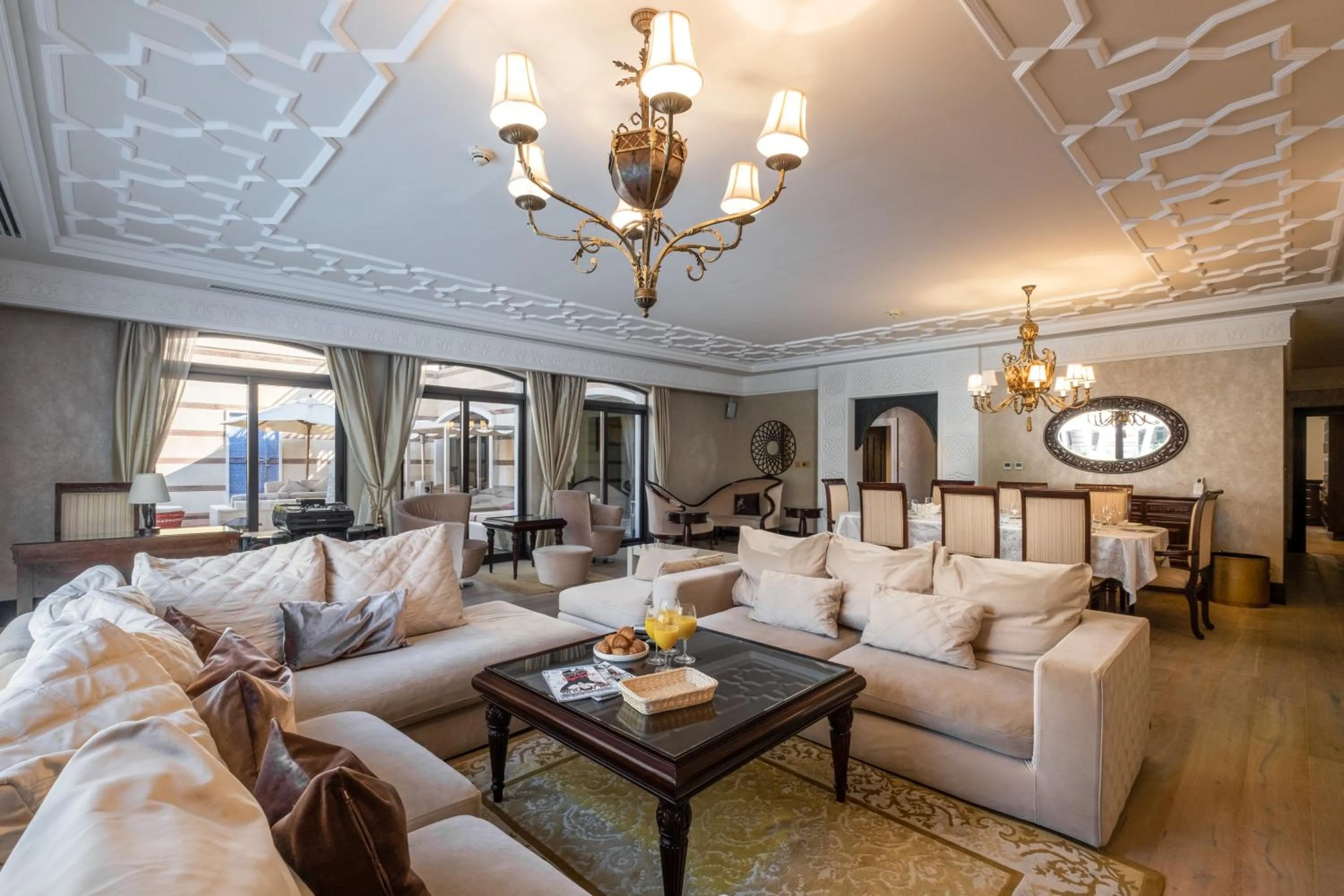 Living room in Zabeel Saray Royal Residences Lagoon Villa