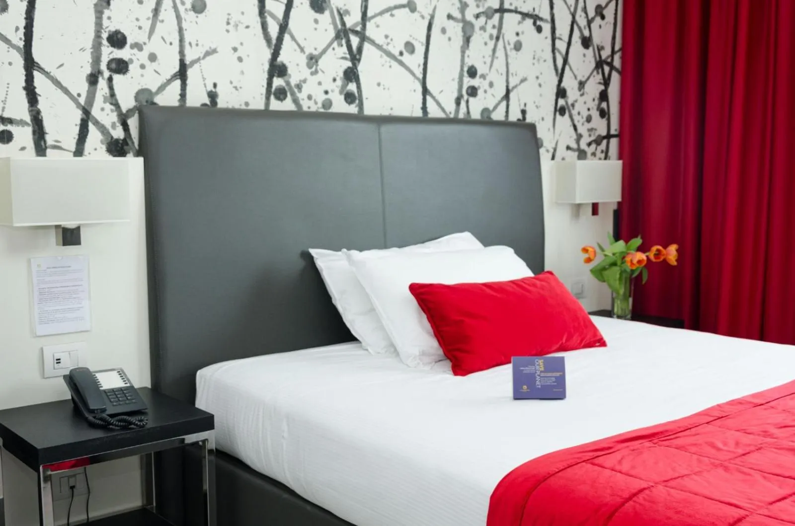 Bed in Hotel American Palace Eur