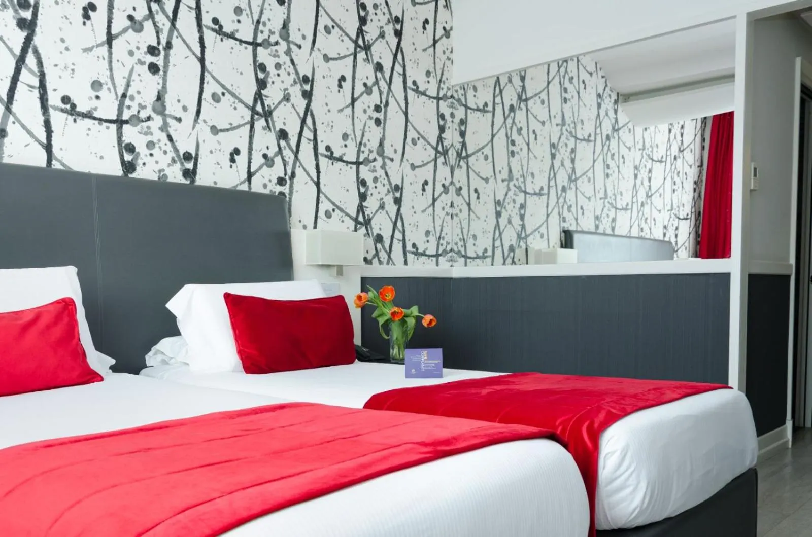 Bed in Hotel American Palace Eur