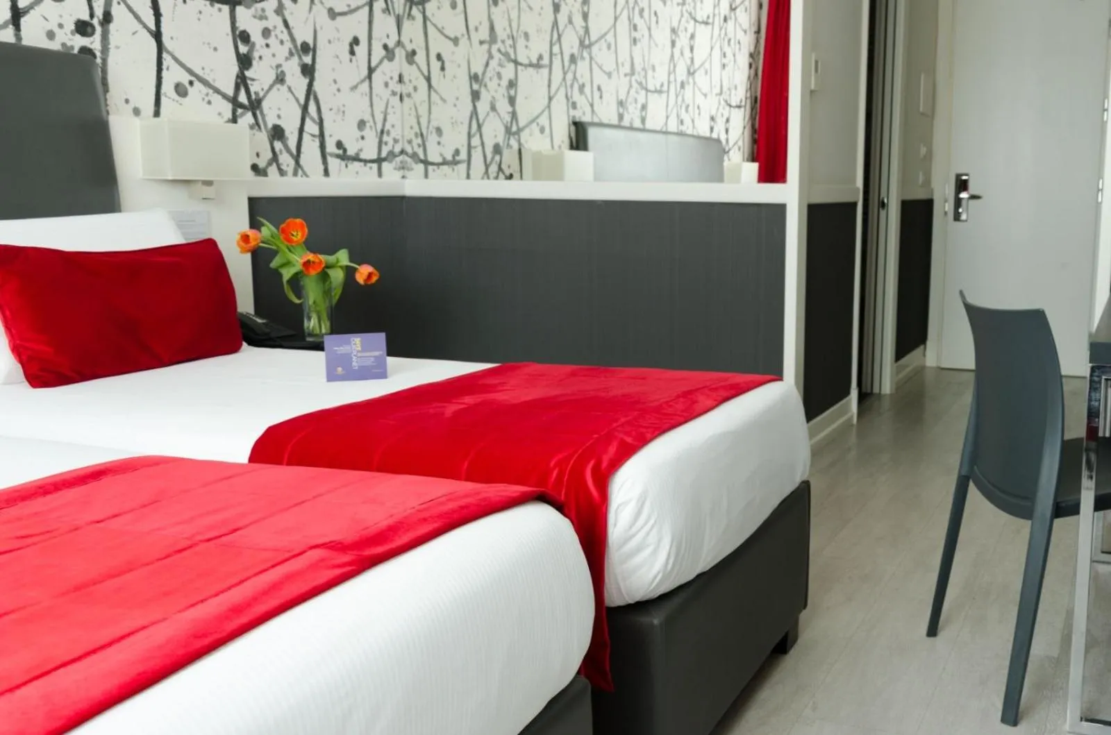 Bed in Hotel American Palace Eur