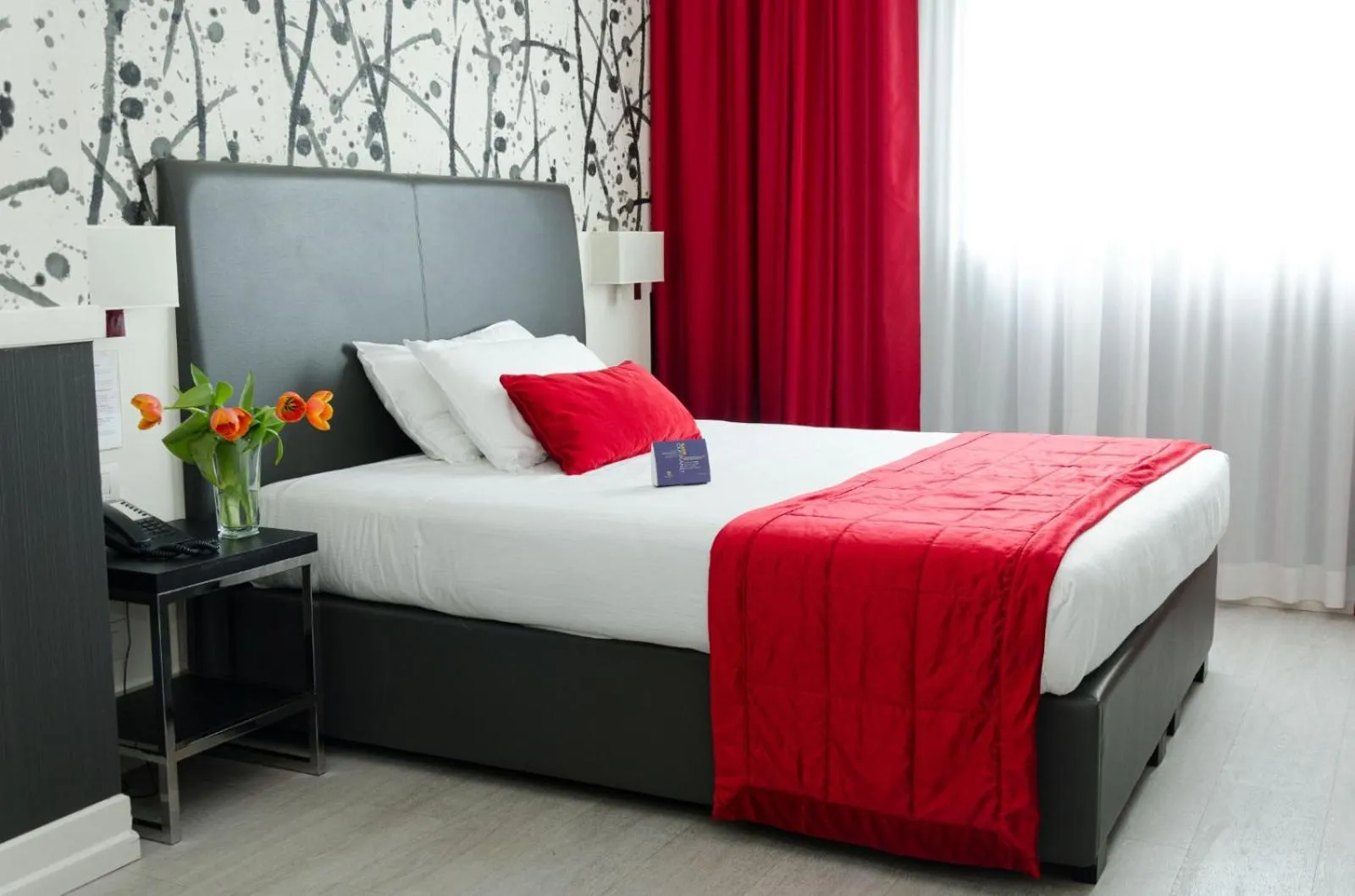 Bed in Hotel American Palace Eur