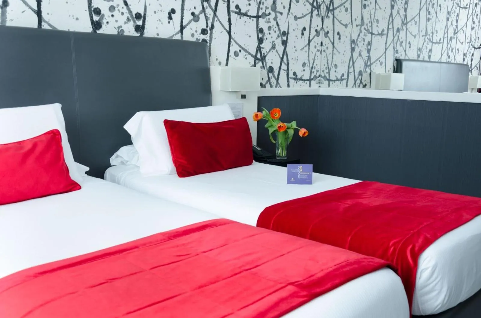 Bed in Hotel American Palace Eur