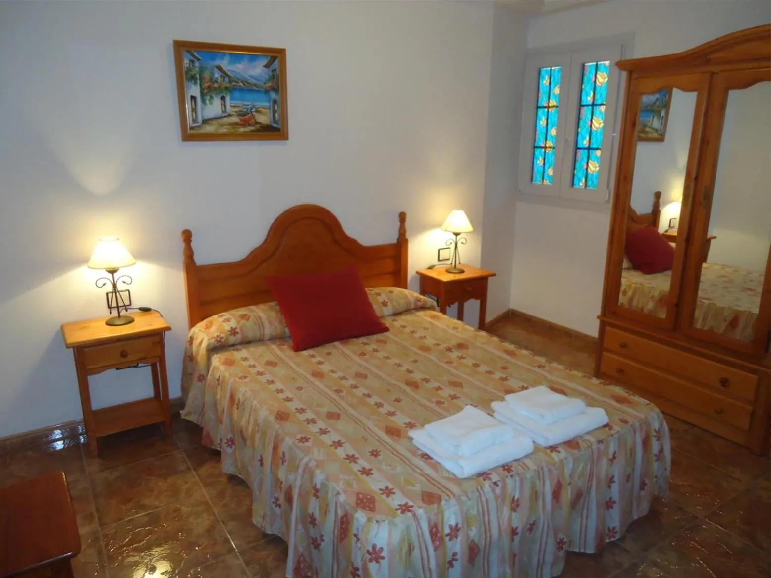 Bedroom, Bed in La Fonda Aeropuerto