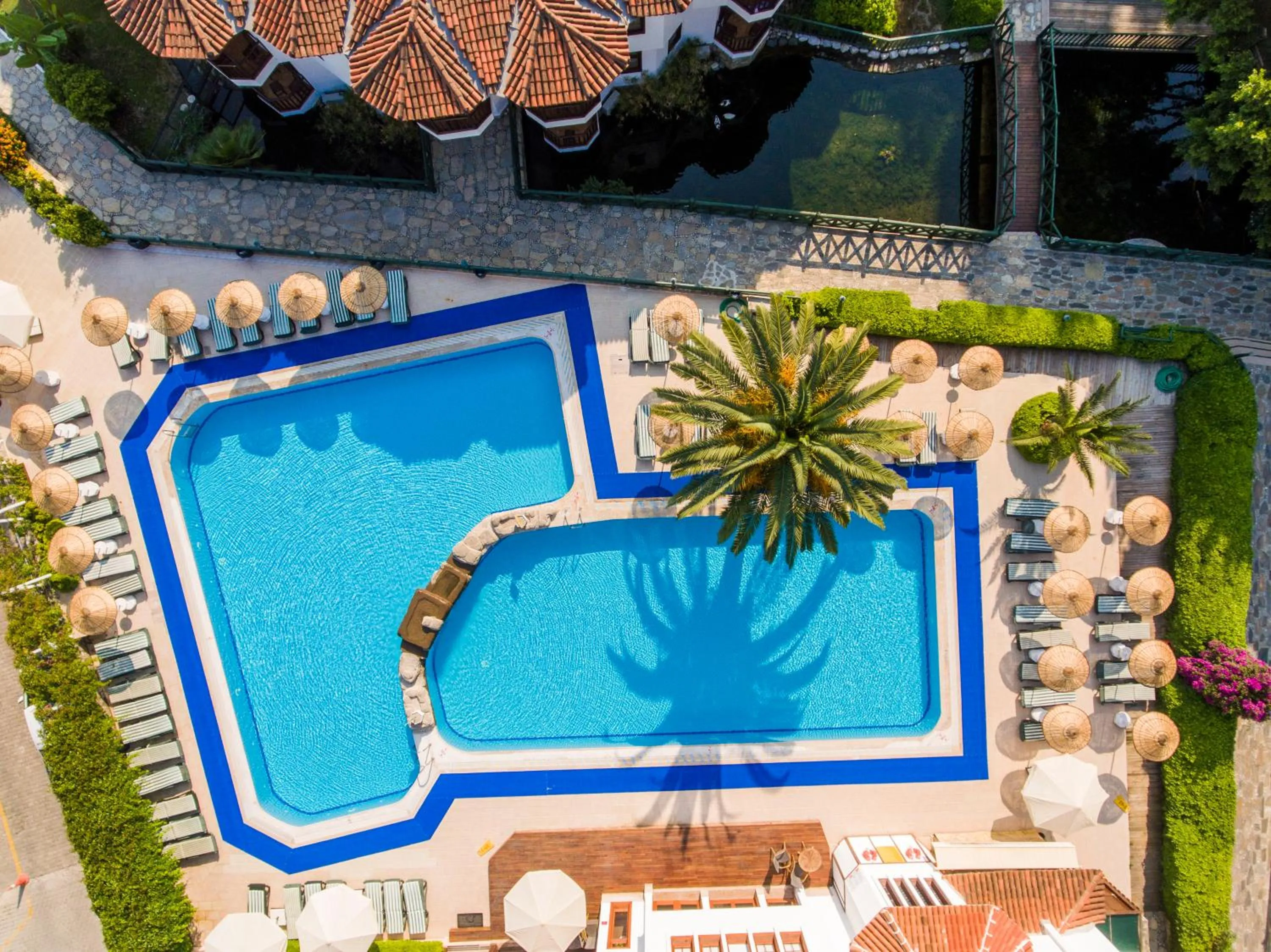 Bird's eye view in Yucelen Hotel