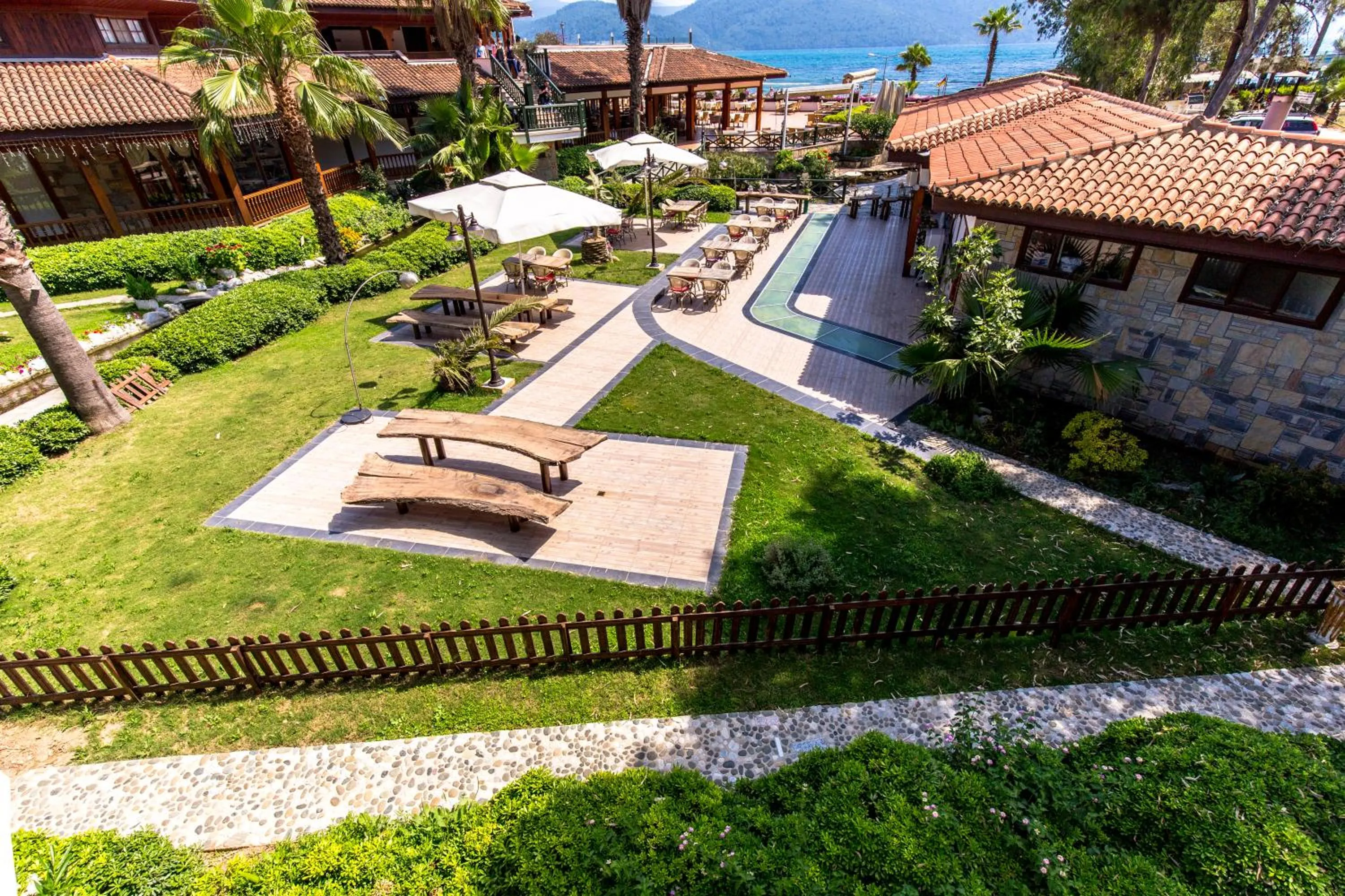 Garden view in Yucelen Hotel