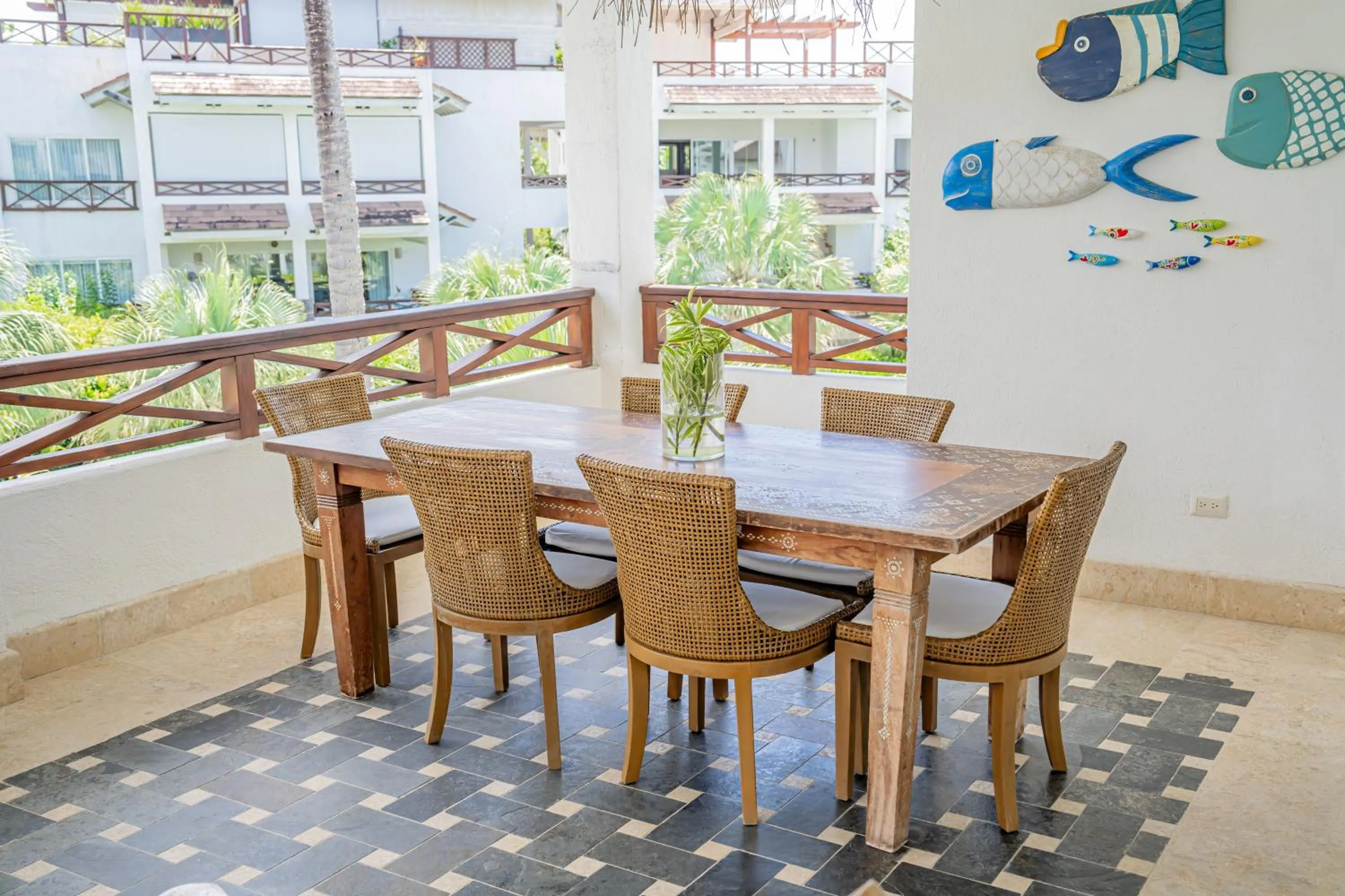 Balcony/Terrace in Xeliter Balcones del Atlantico - Las Terrenas