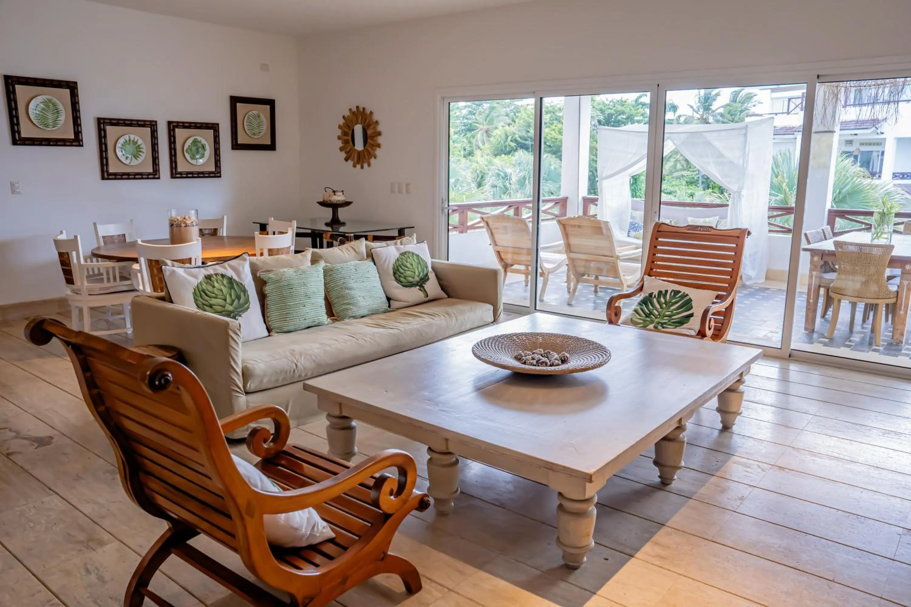 Living room in Xeliter Balcones del Atlantico - Las Terrenas