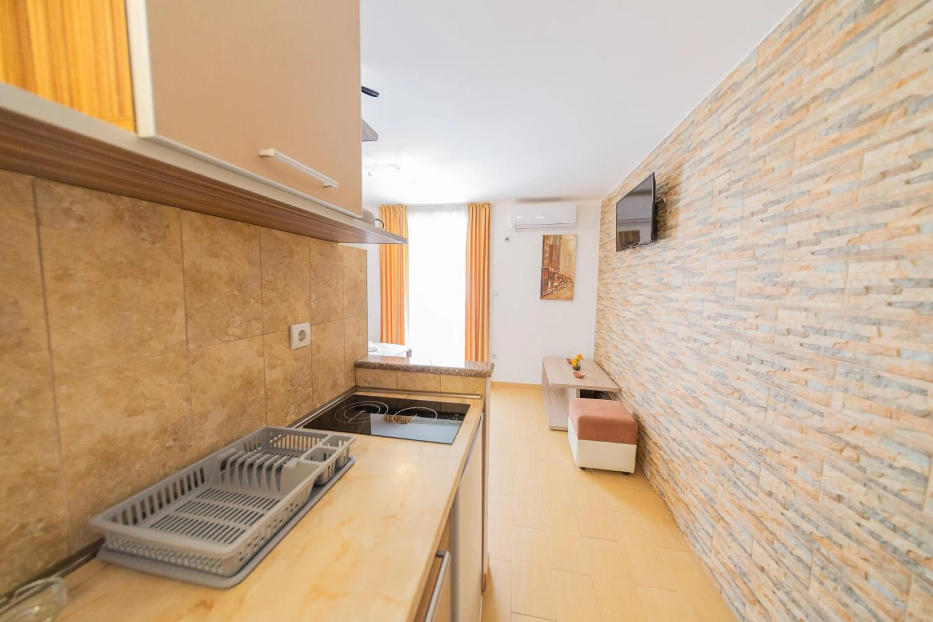 Text overlay in Azzuro apartments Budva