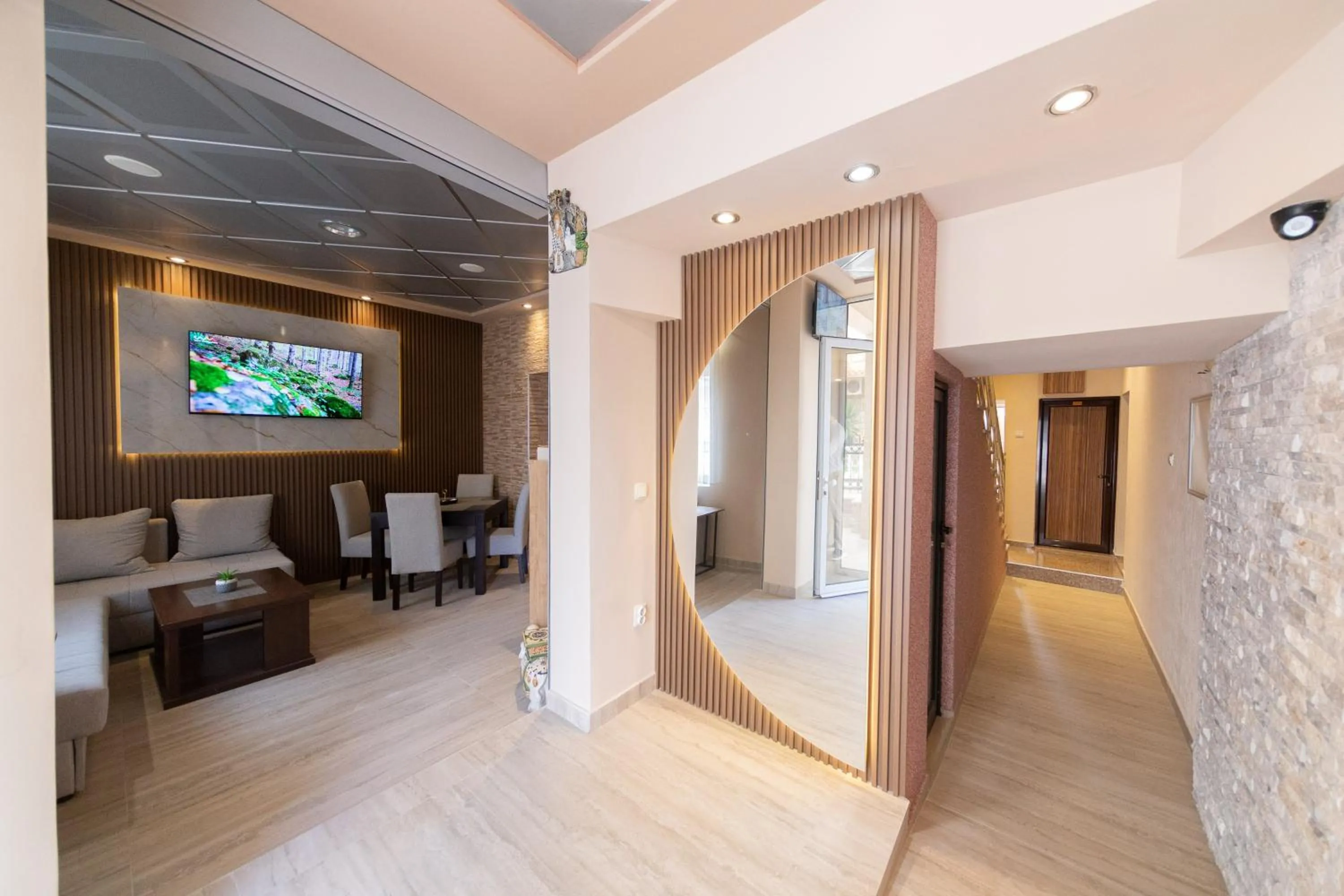 Lobby or reception in Azzuro apartments Budva