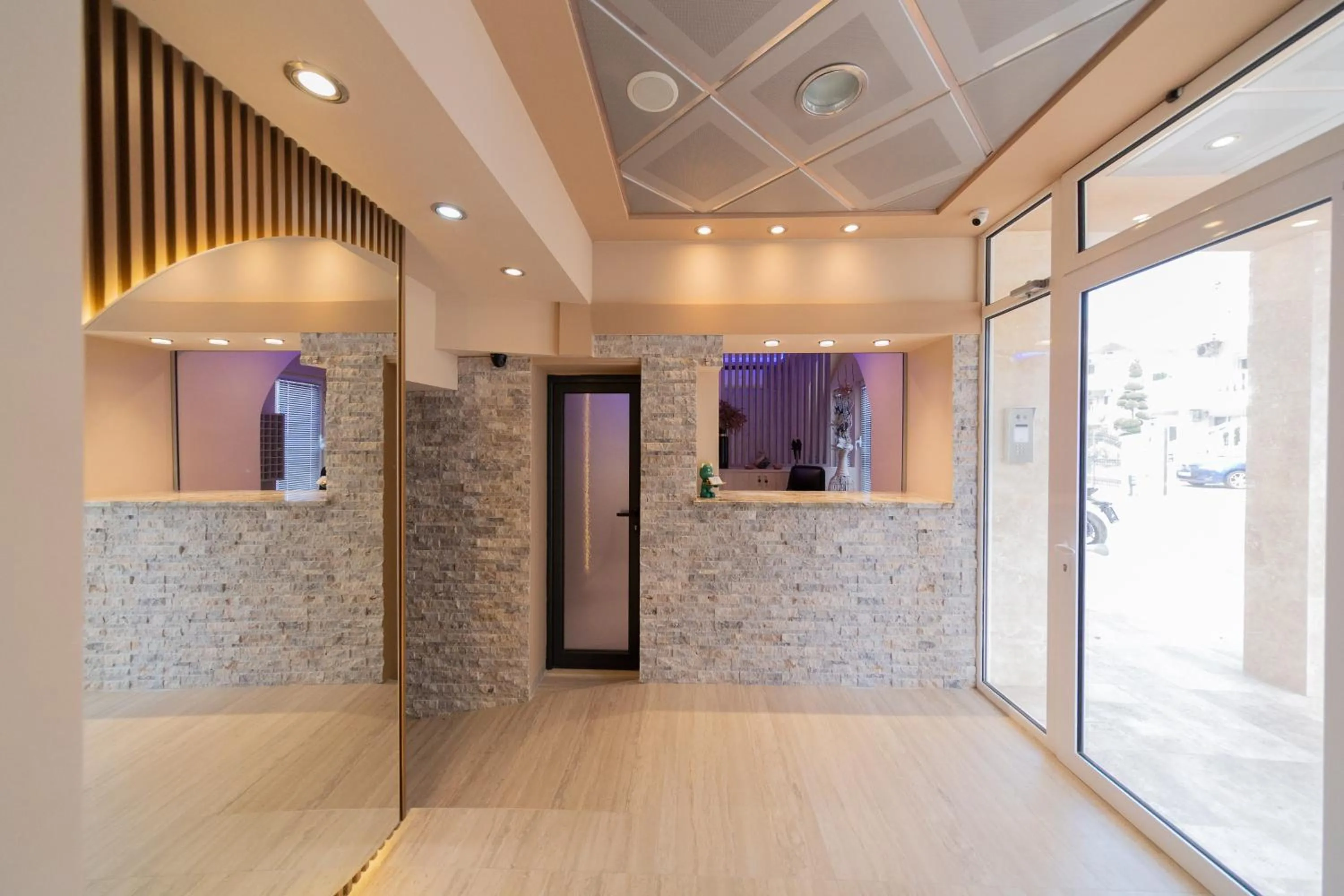 Lobby or reception in Azzuro apartments Budva