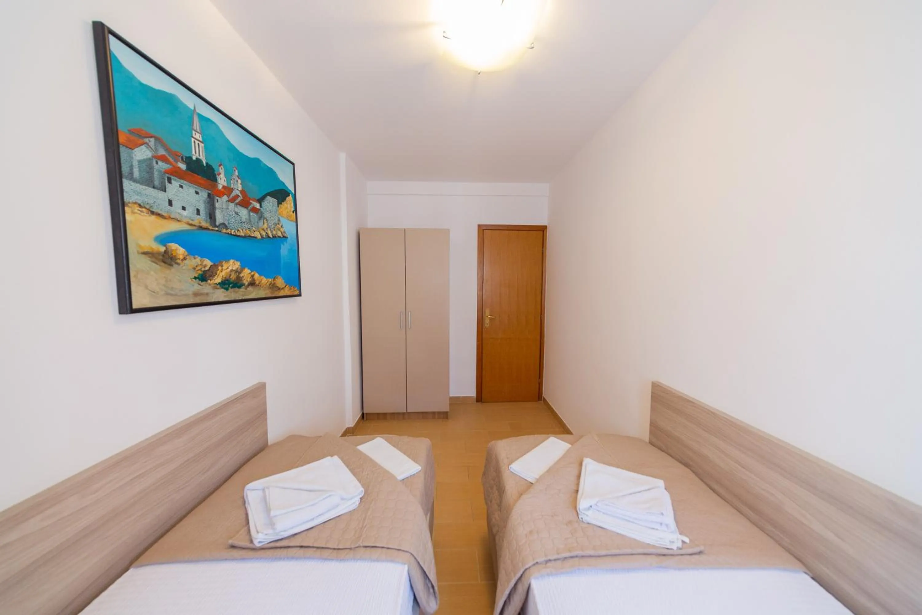 Bedroom, Bed in Azzuro apartments Budva