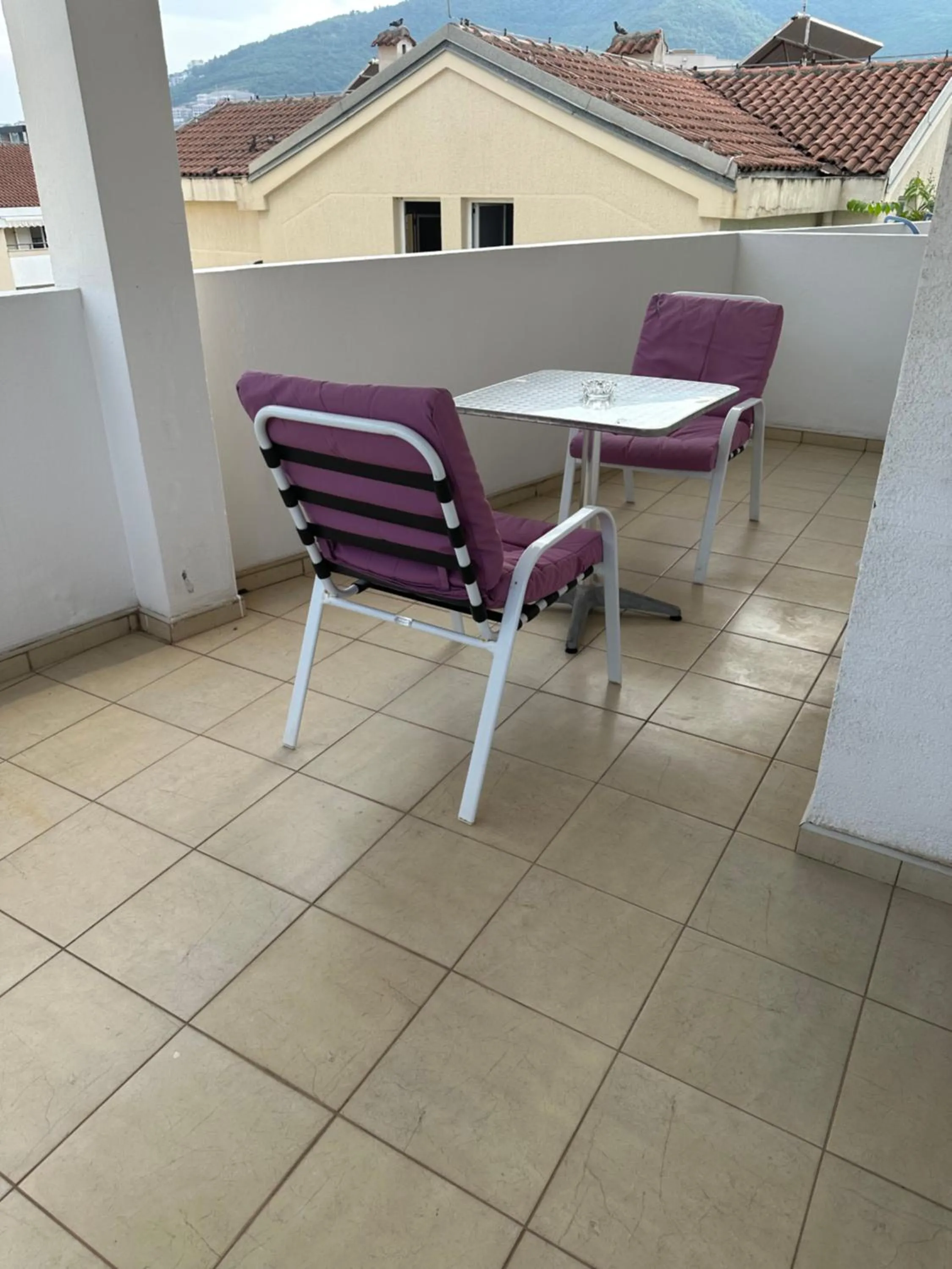 Balcony/Terrace in Azzuro apartments Budva