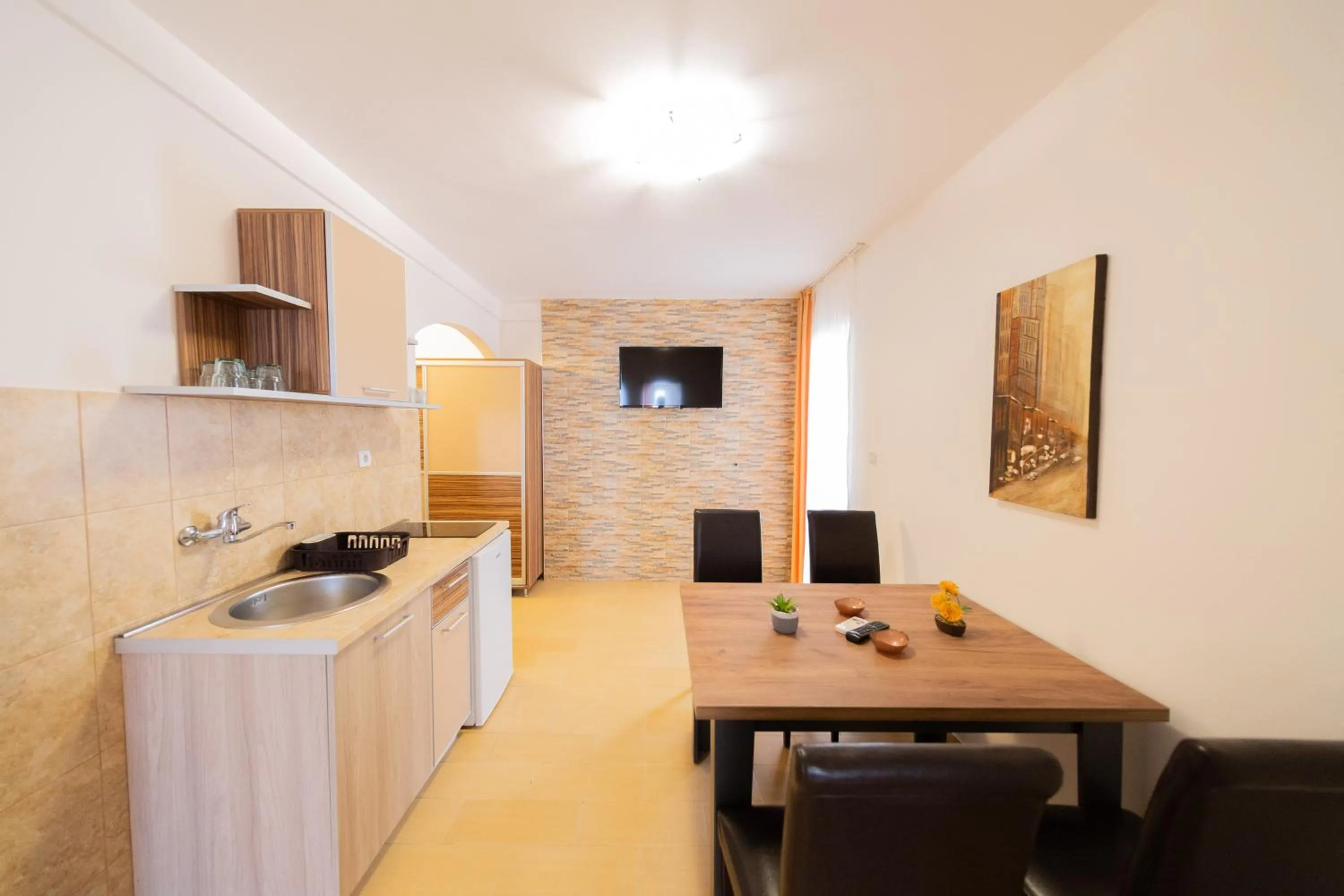 Living room in Azzuro apartments Budva