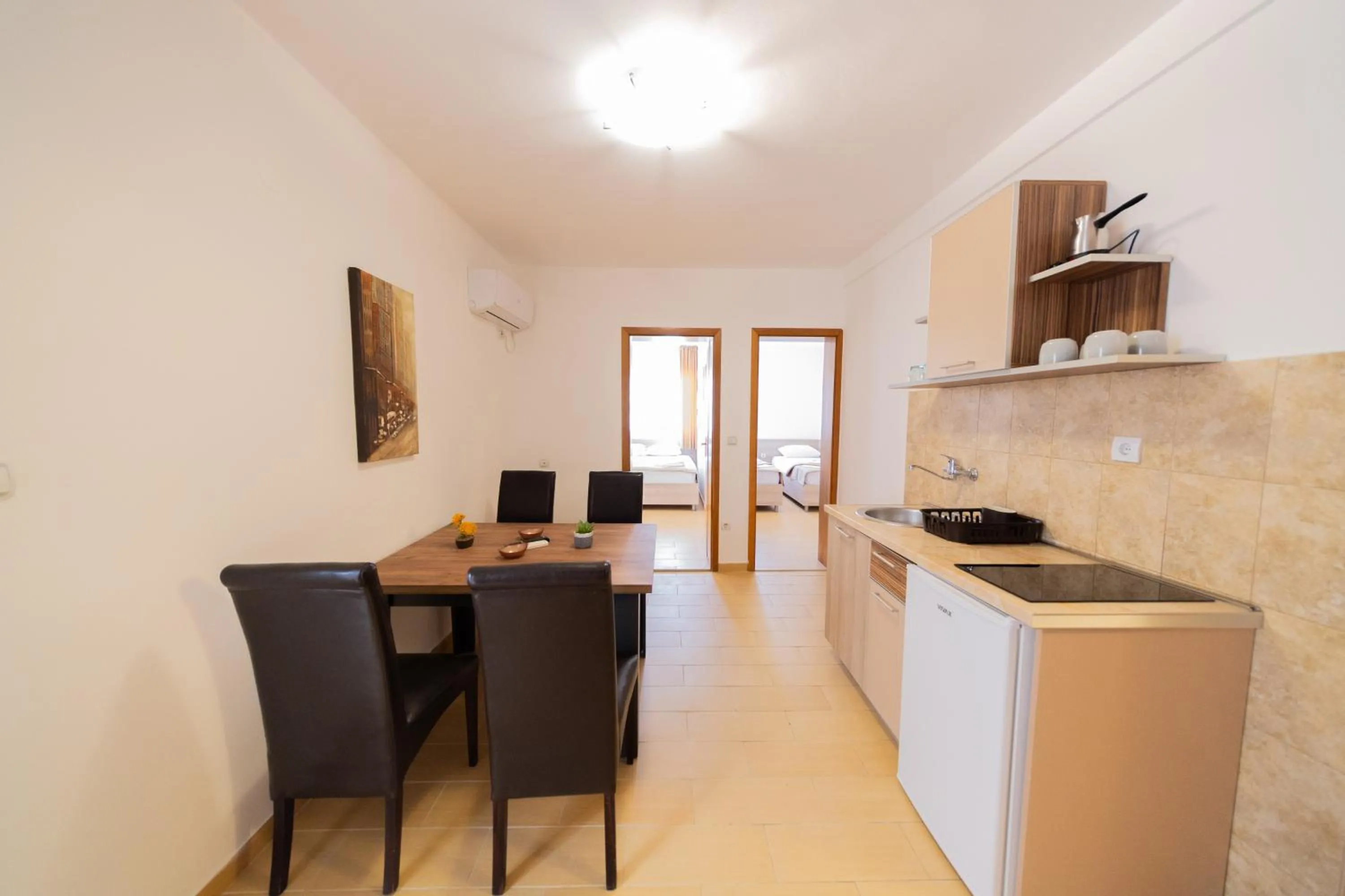 kitchen in Azzuro apartments Budva