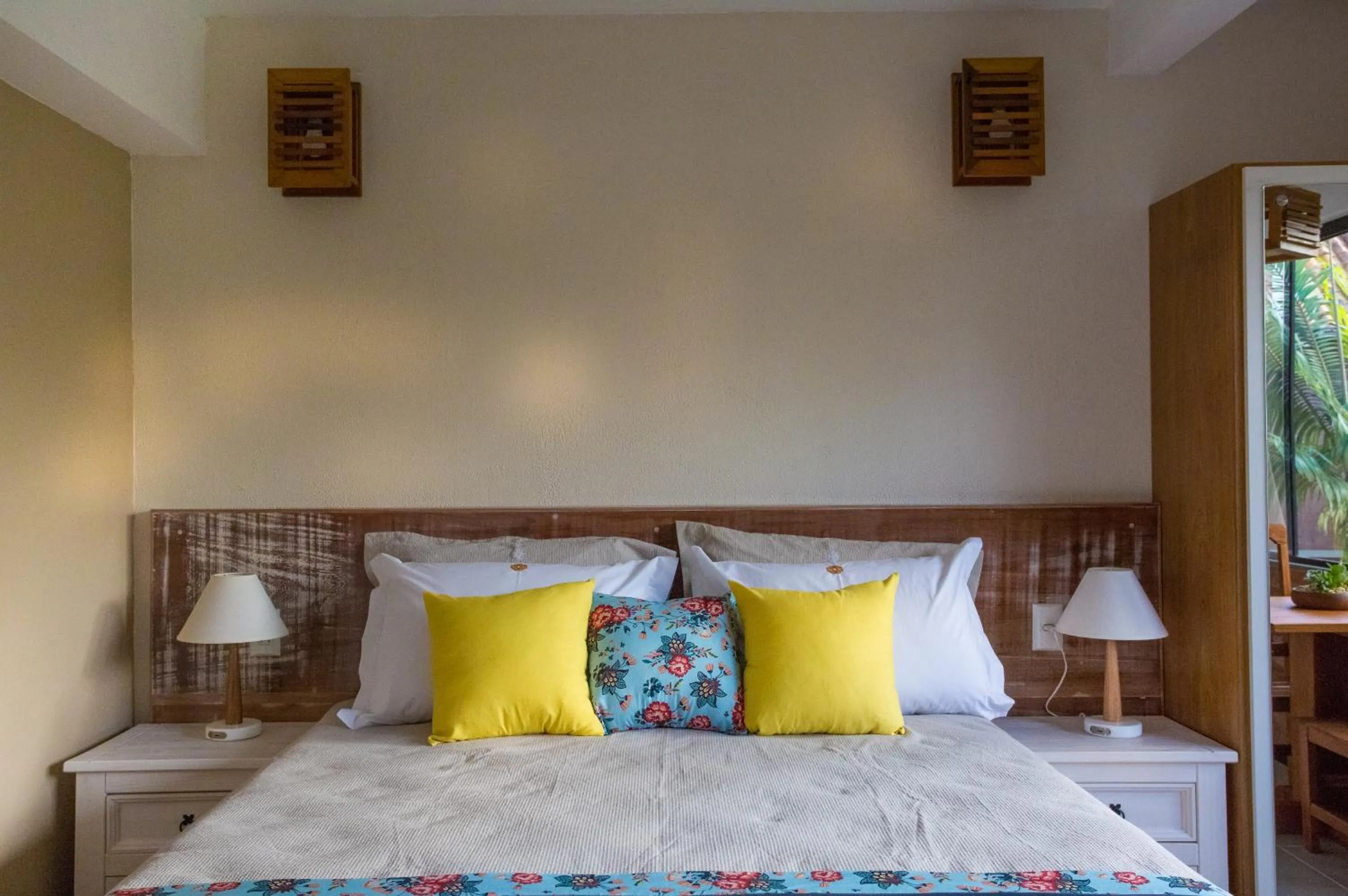 Bed in Pousada Areias do Rosa