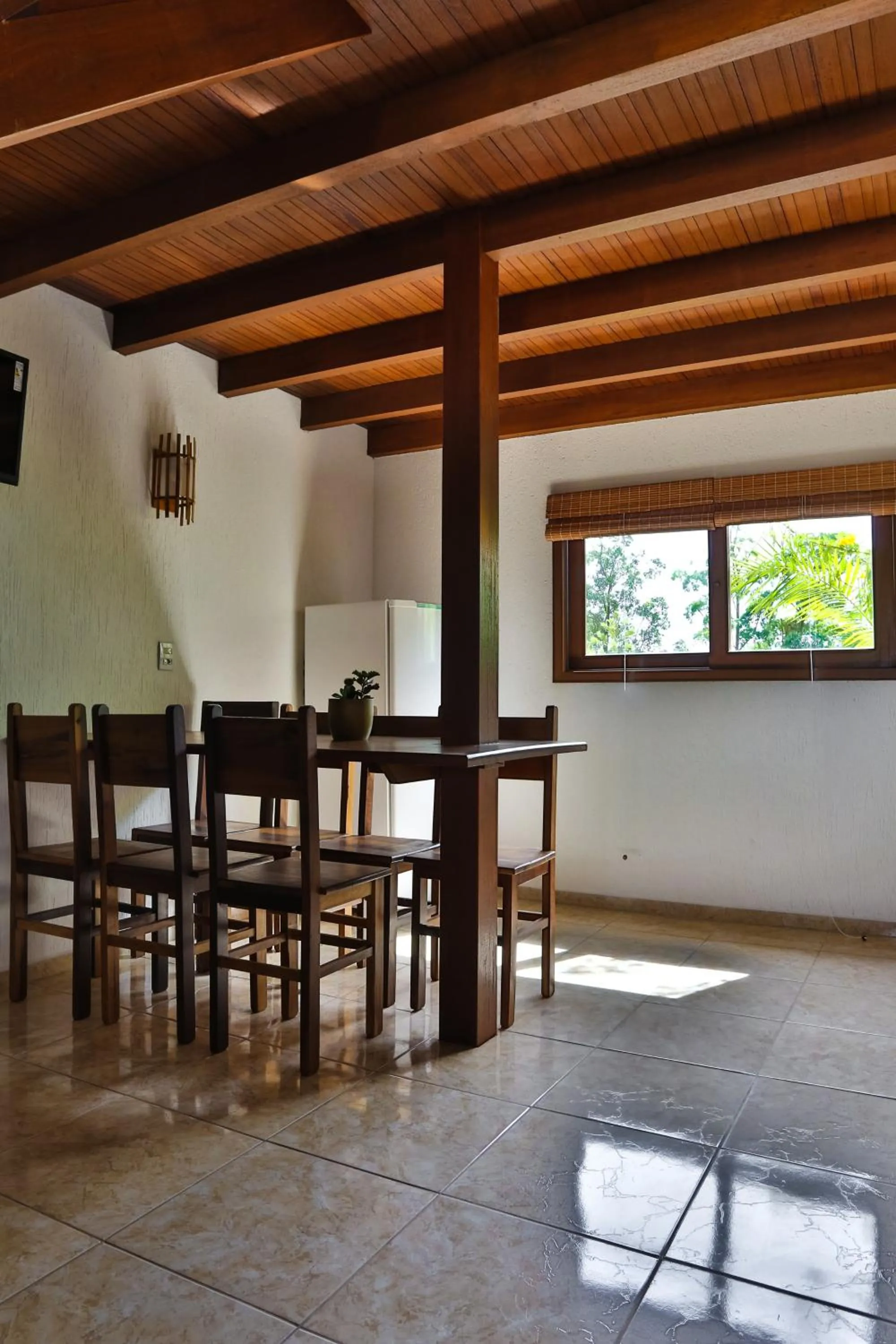 Kitchen or kitchenette in Pousada Areias do Rosa