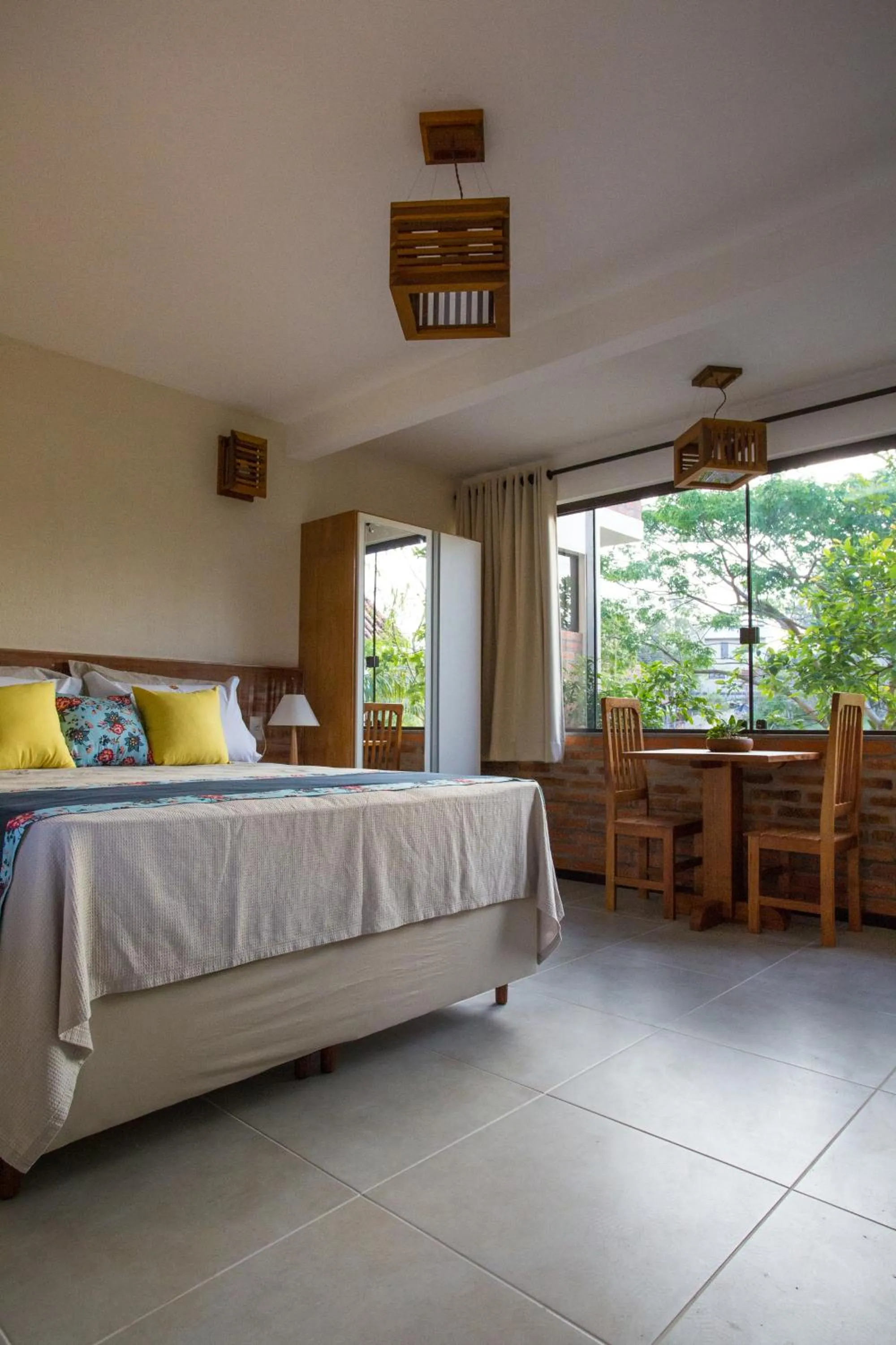 Bed in Pousada Areias do Rosa