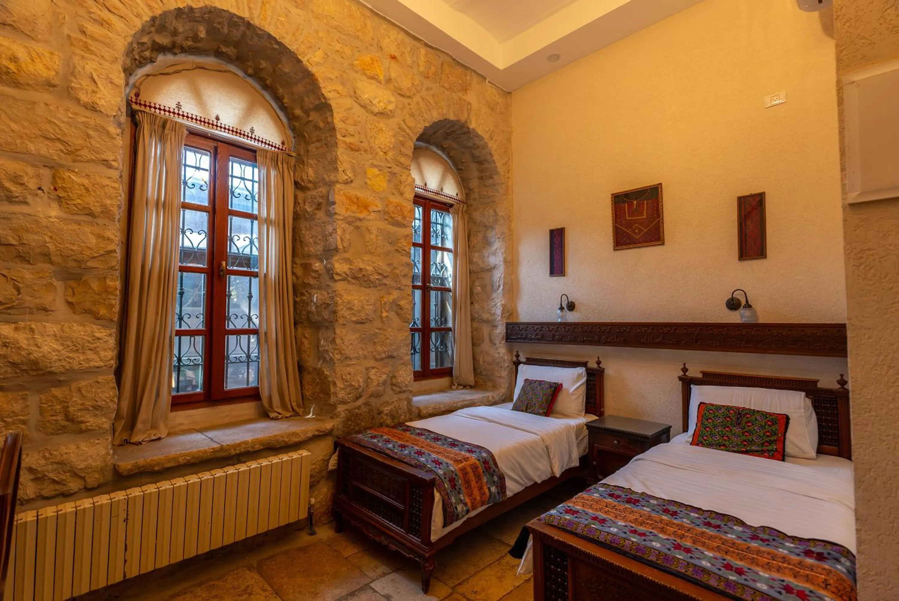 Bed in Jerusalem Hotel