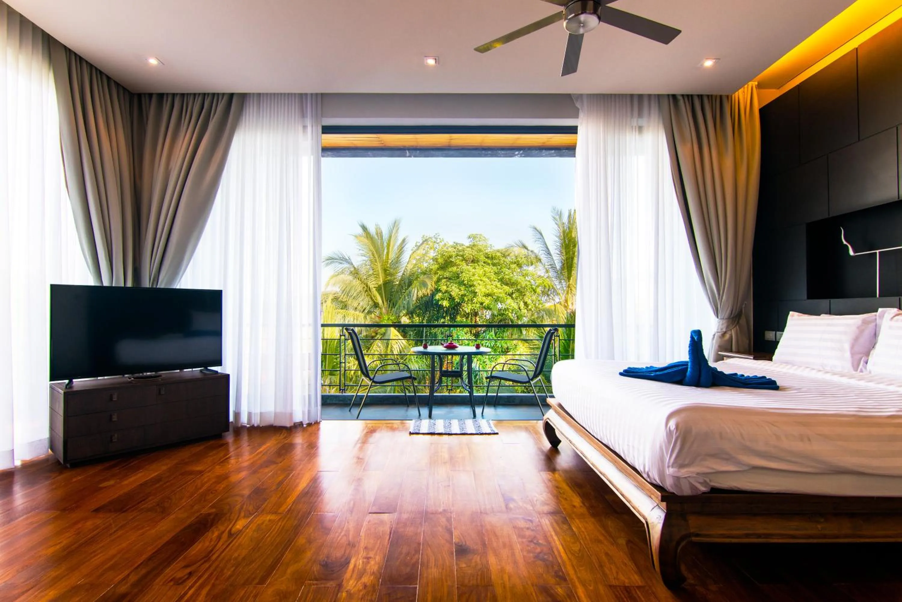 Bedroom, Bed in Amazing 5br, Seaview private PoolVilla by Intira Villas