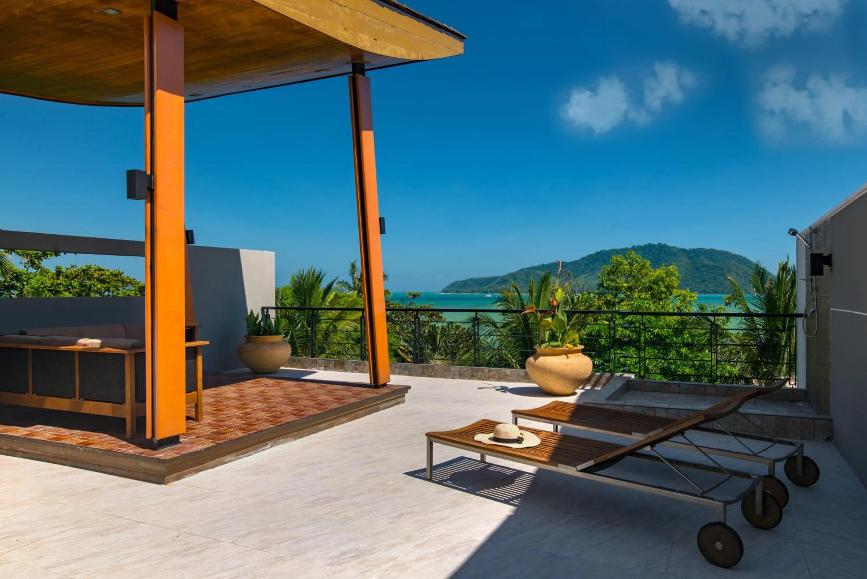 Balcony/Terrace in Amazing 5br, Seaview private PoolVilla by Intira Villas