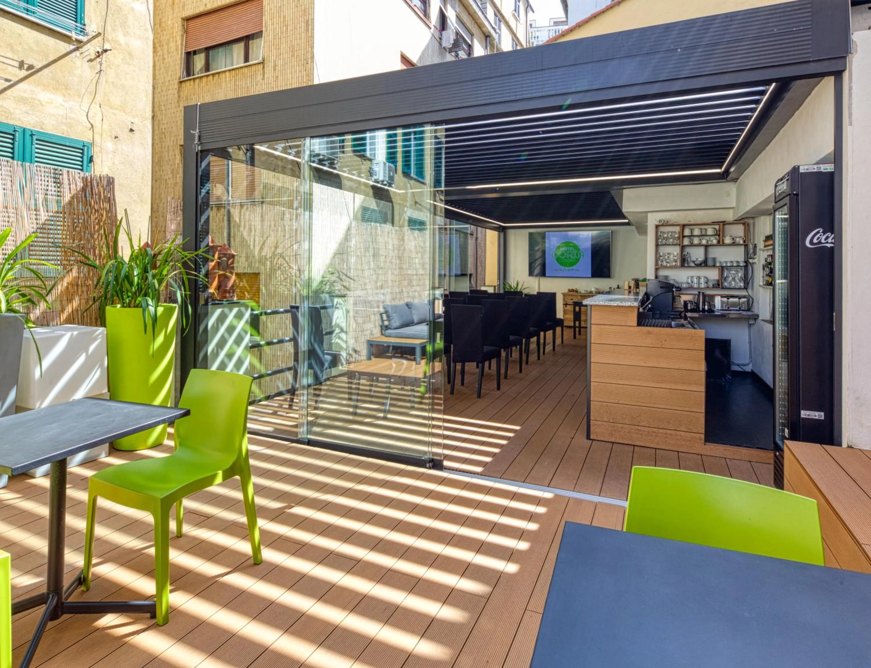 Balcony/Terrace in Hotel Doria