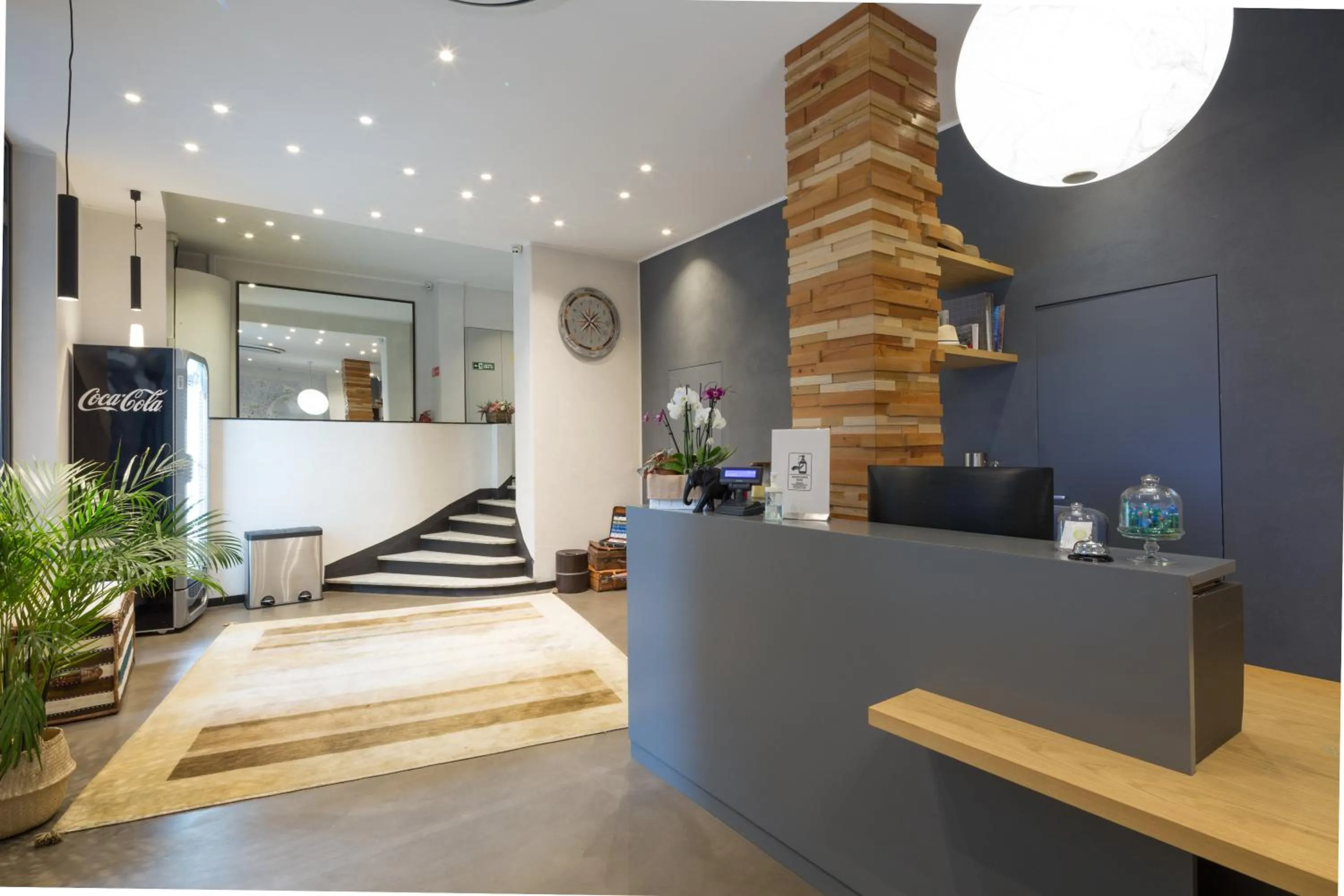 Lobby or reception in Hotel Doria