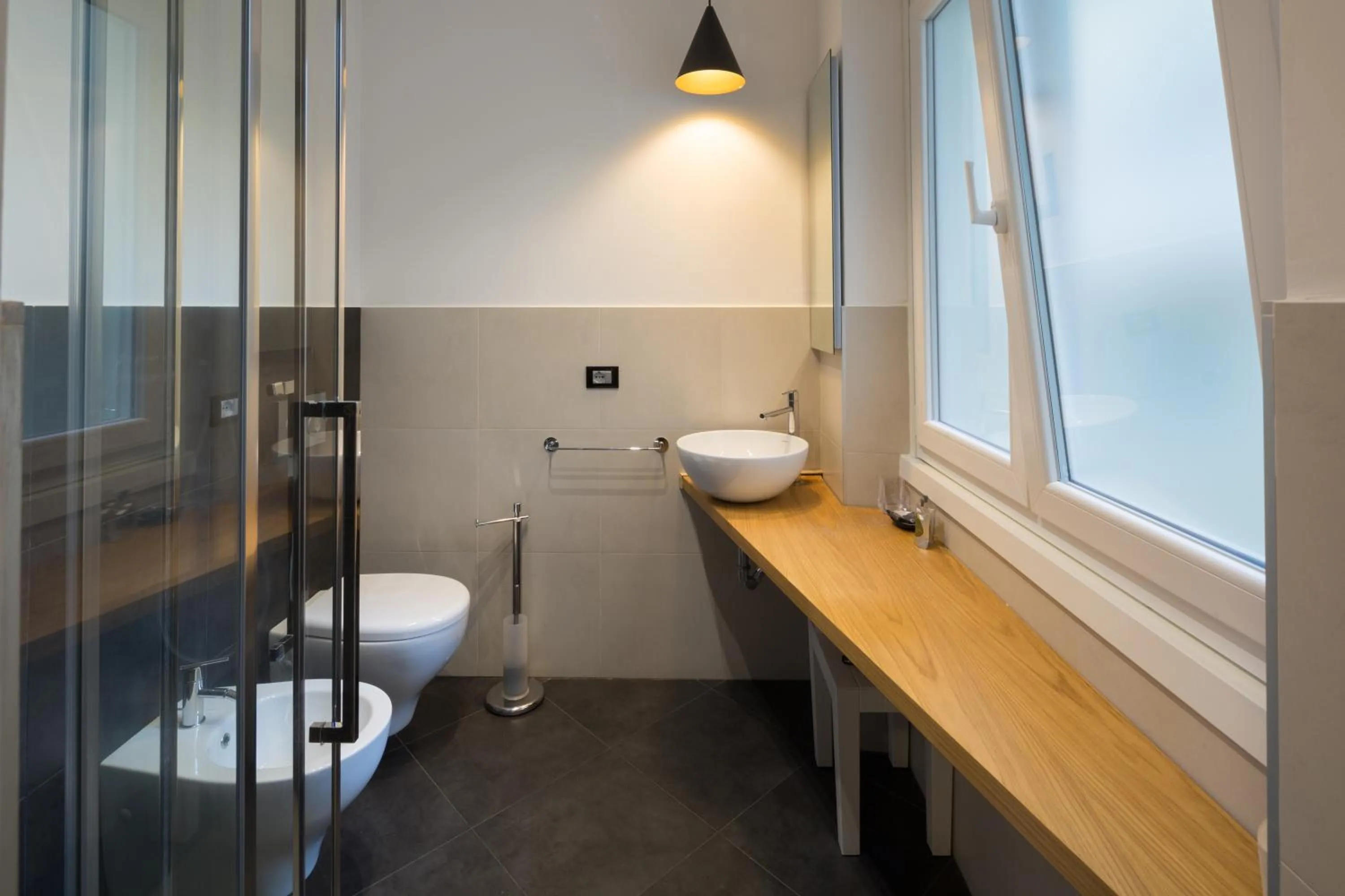 Bathroom in Hotel Doria