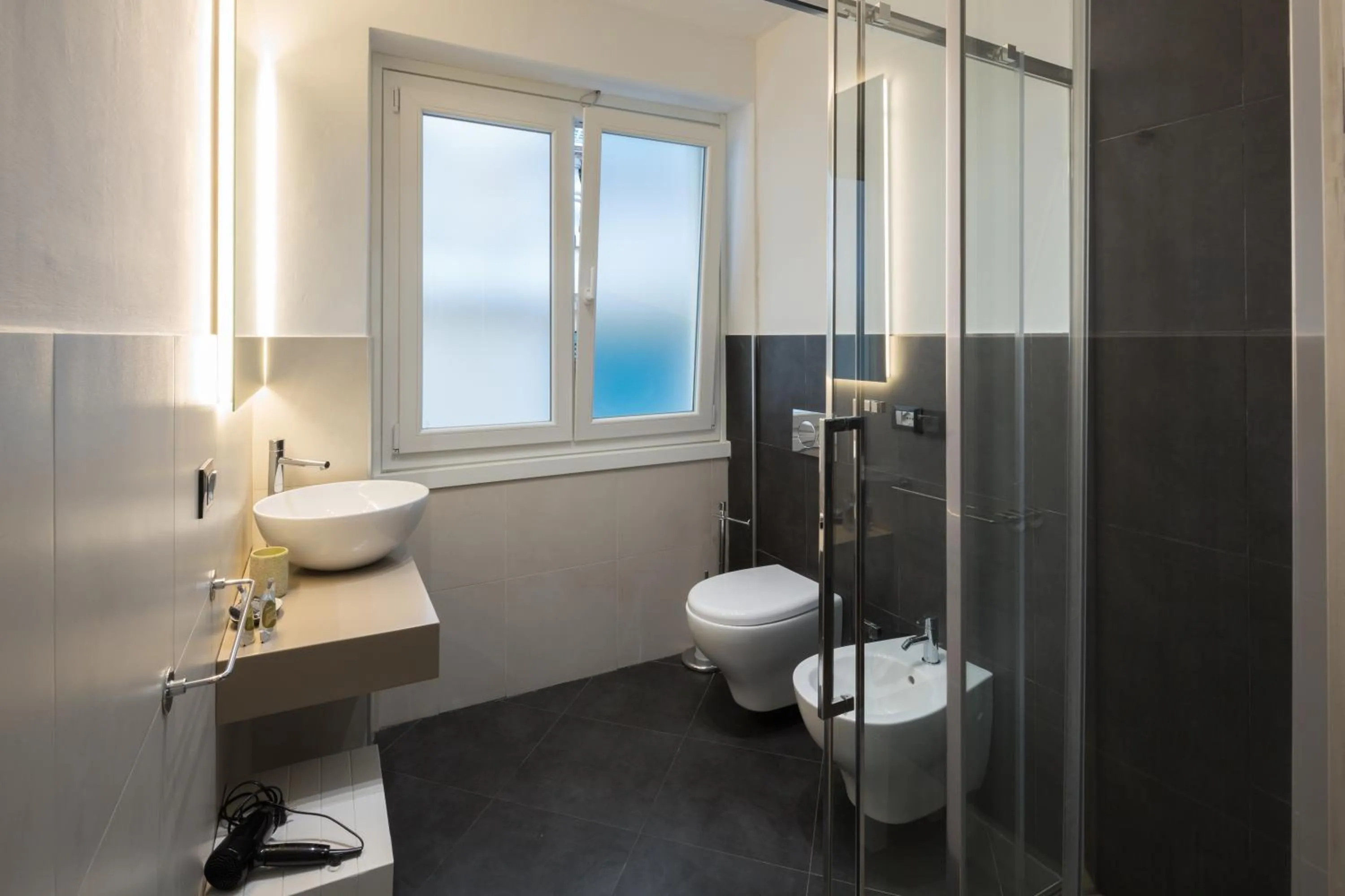 Bathroom in Hotel Doria