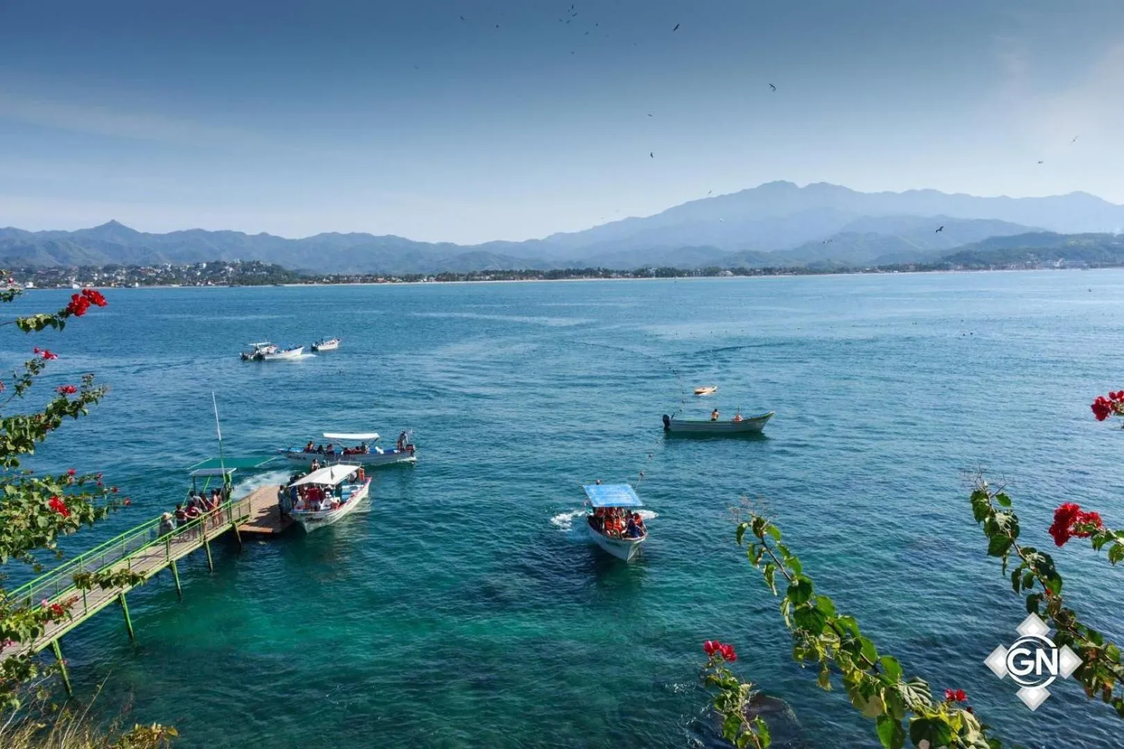 Sea view in Bungalows Maria Teresa