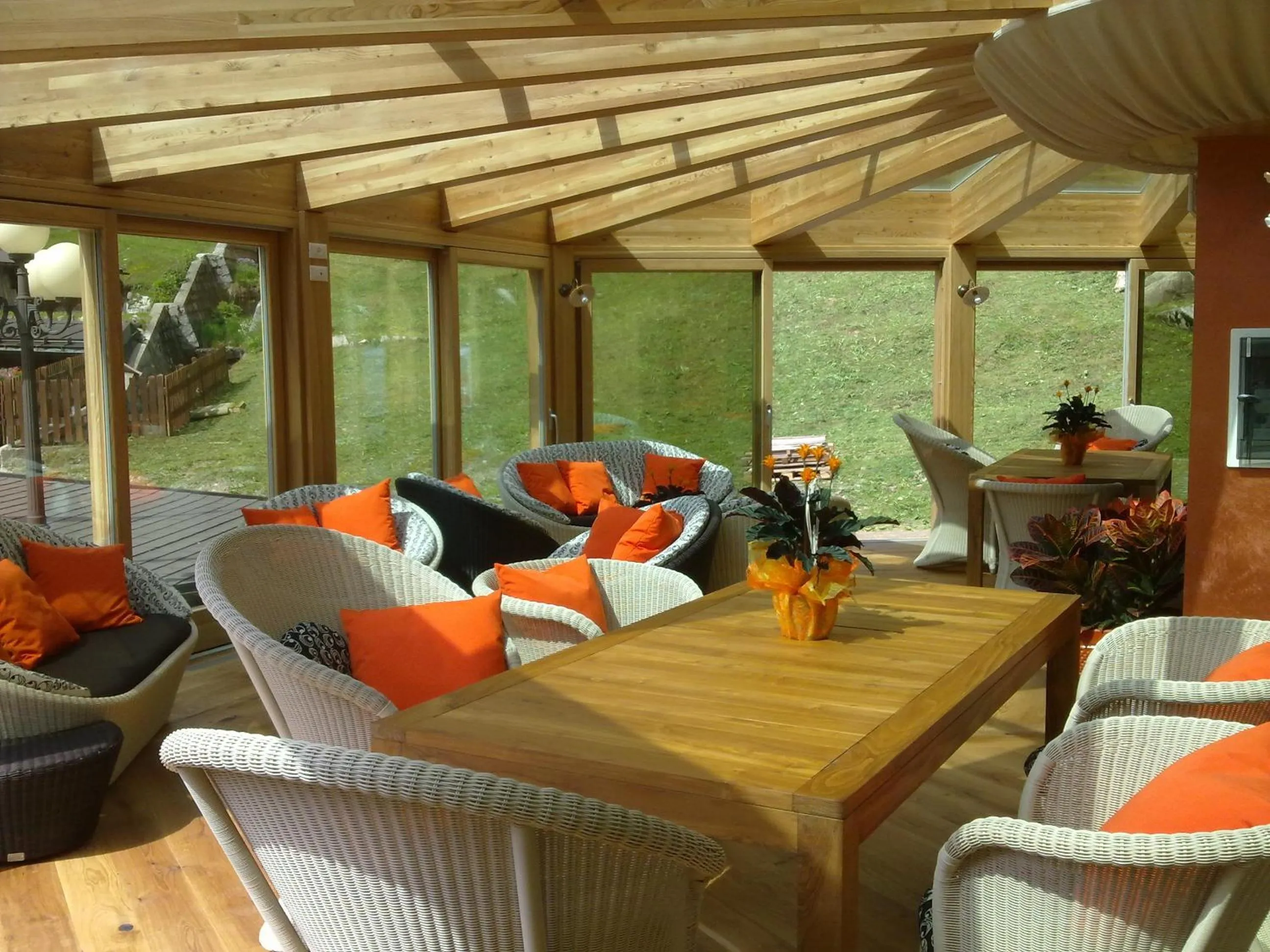 Garden in Hotel Cime D'Oro