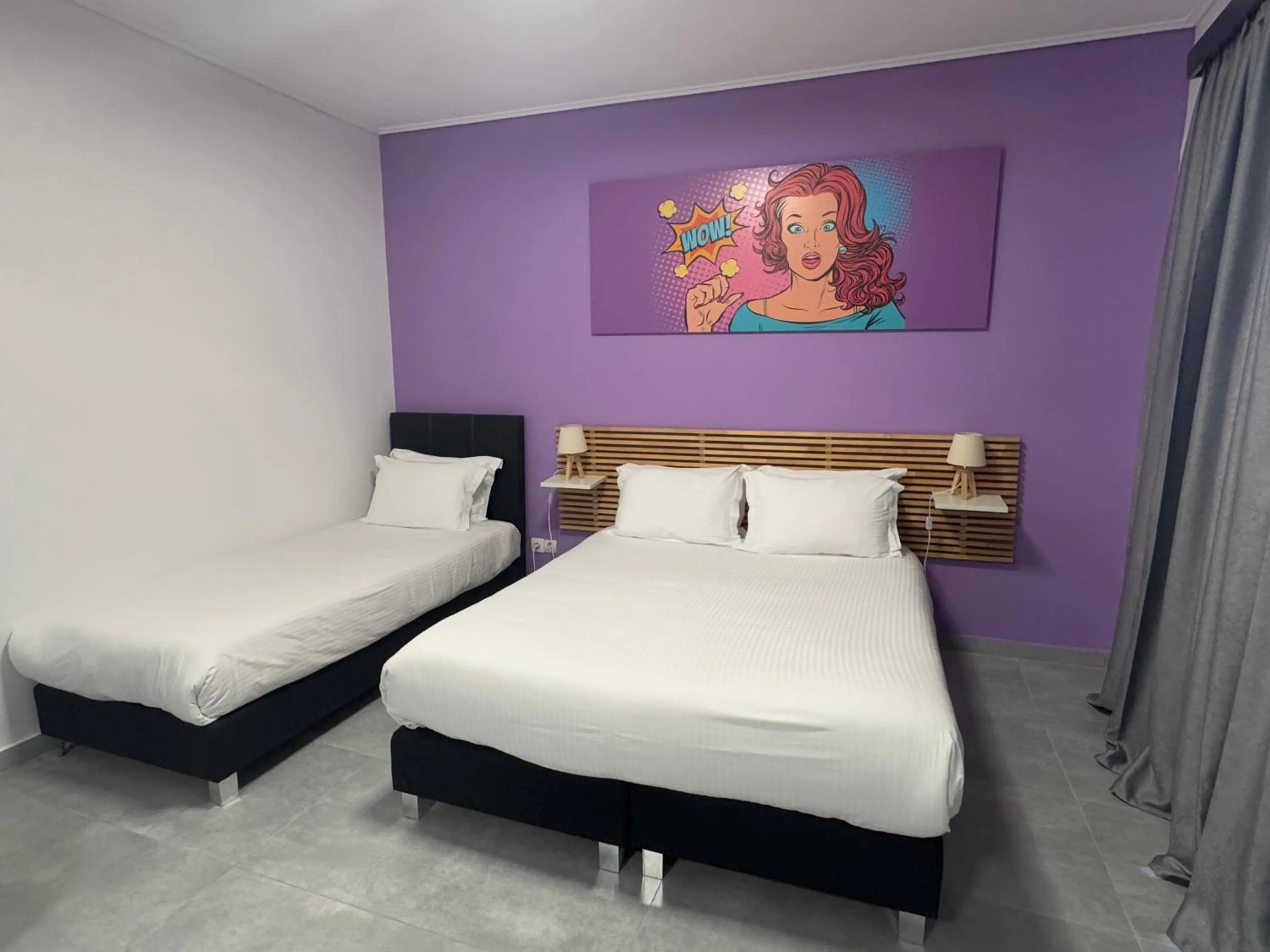 Bed in Connect Suites