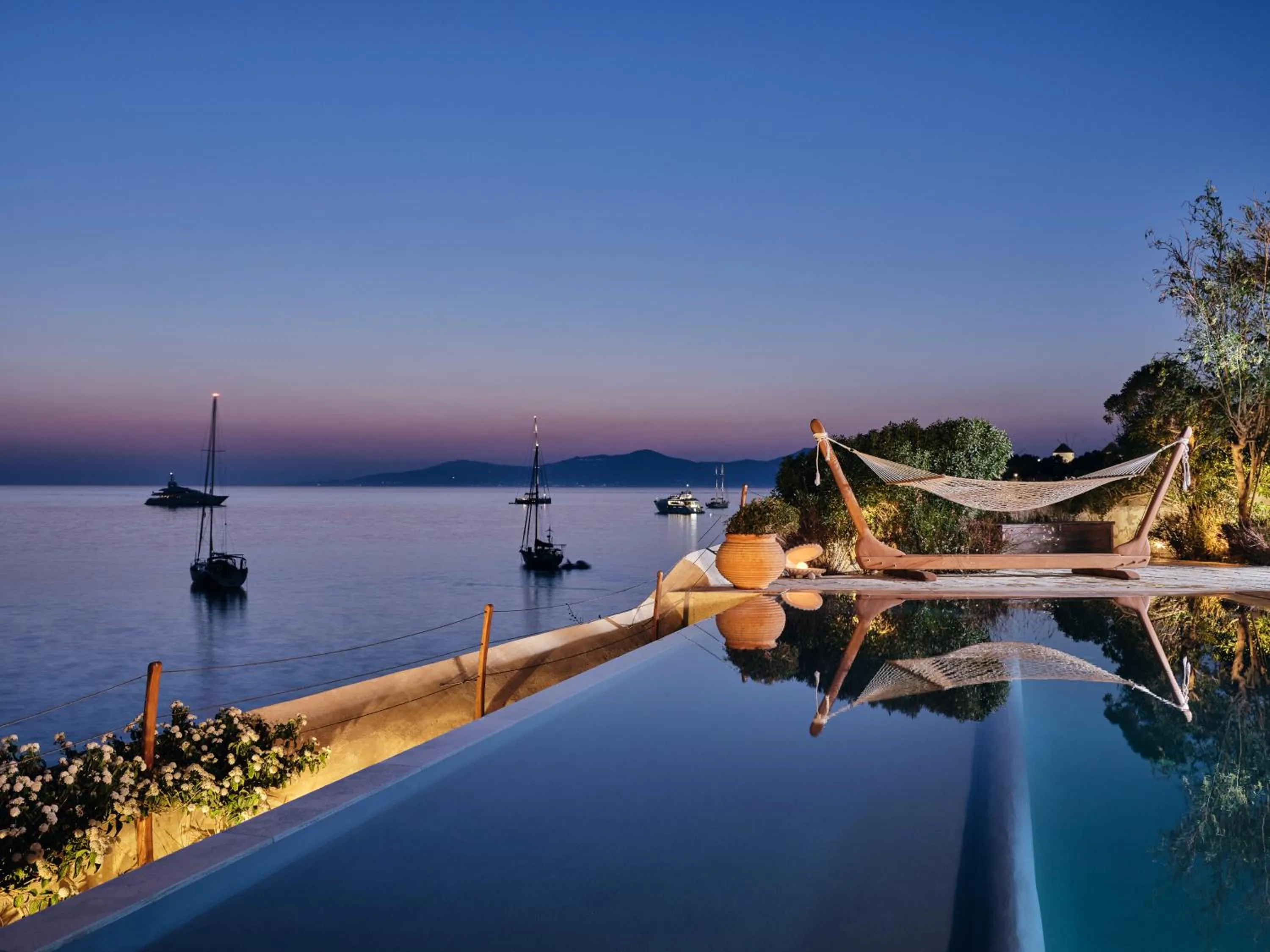 Sea view in Belvedere Mykonos - Waterfront Villa & Suites - The Leading Hotels of the World