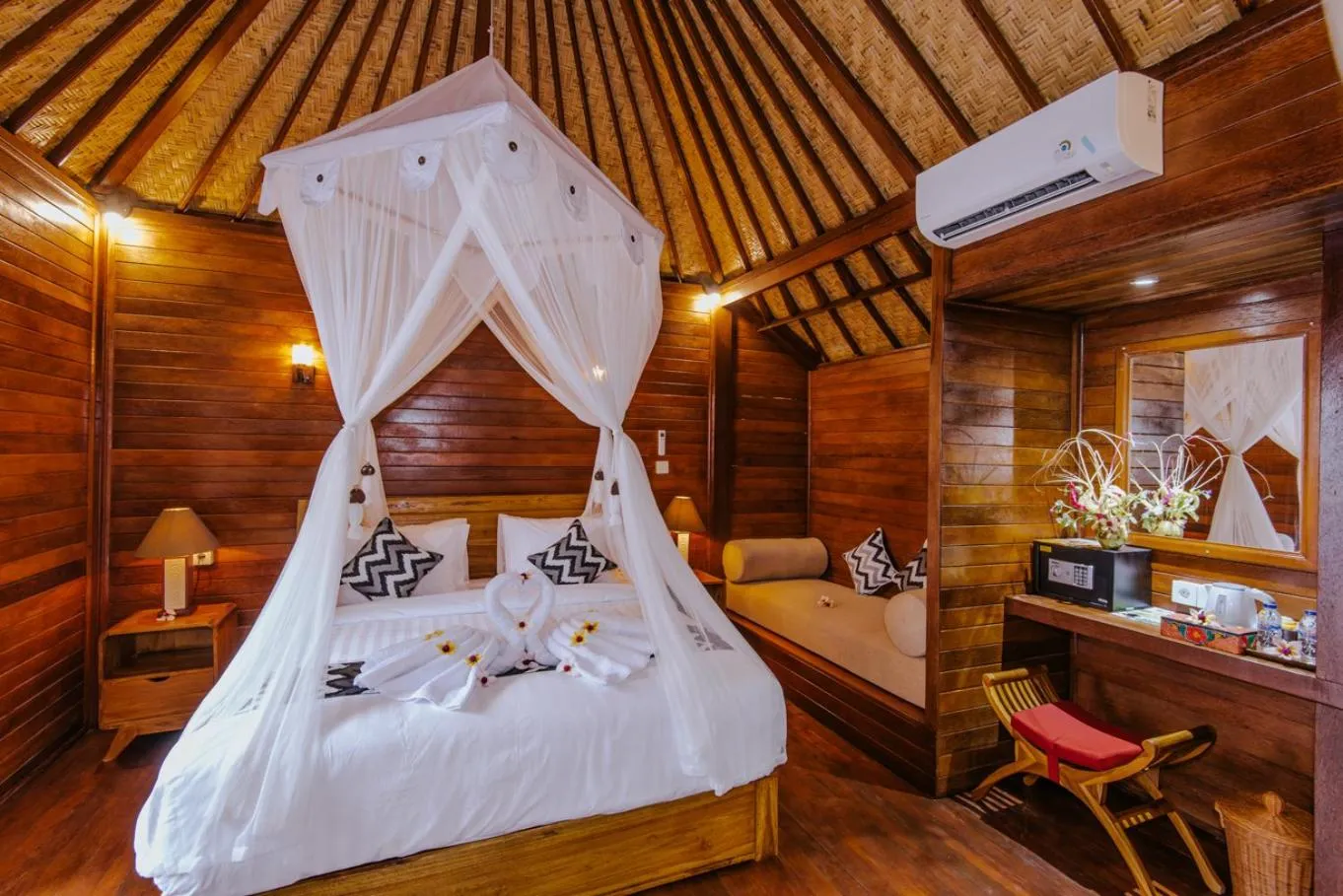 Bed in Lembongan Small Heaven Bungalow