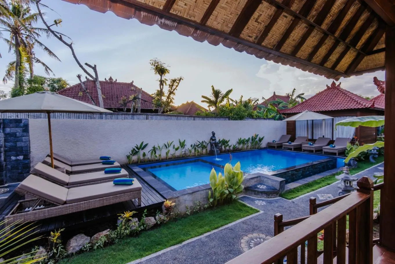 Pool view in Lembongan Small Heaven Bungalow