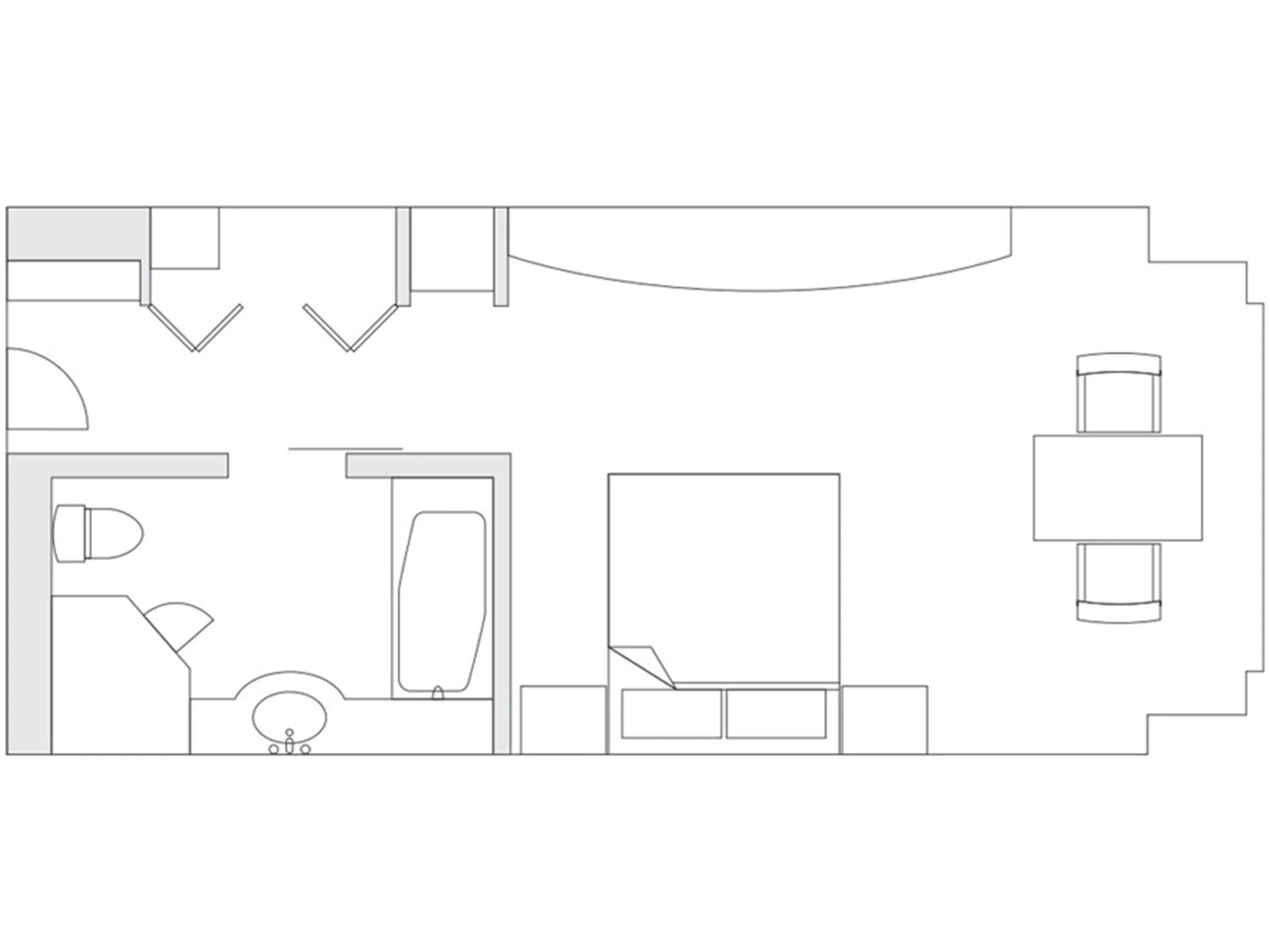 Floor plan in Grand Prince Hotel Osaka Bay