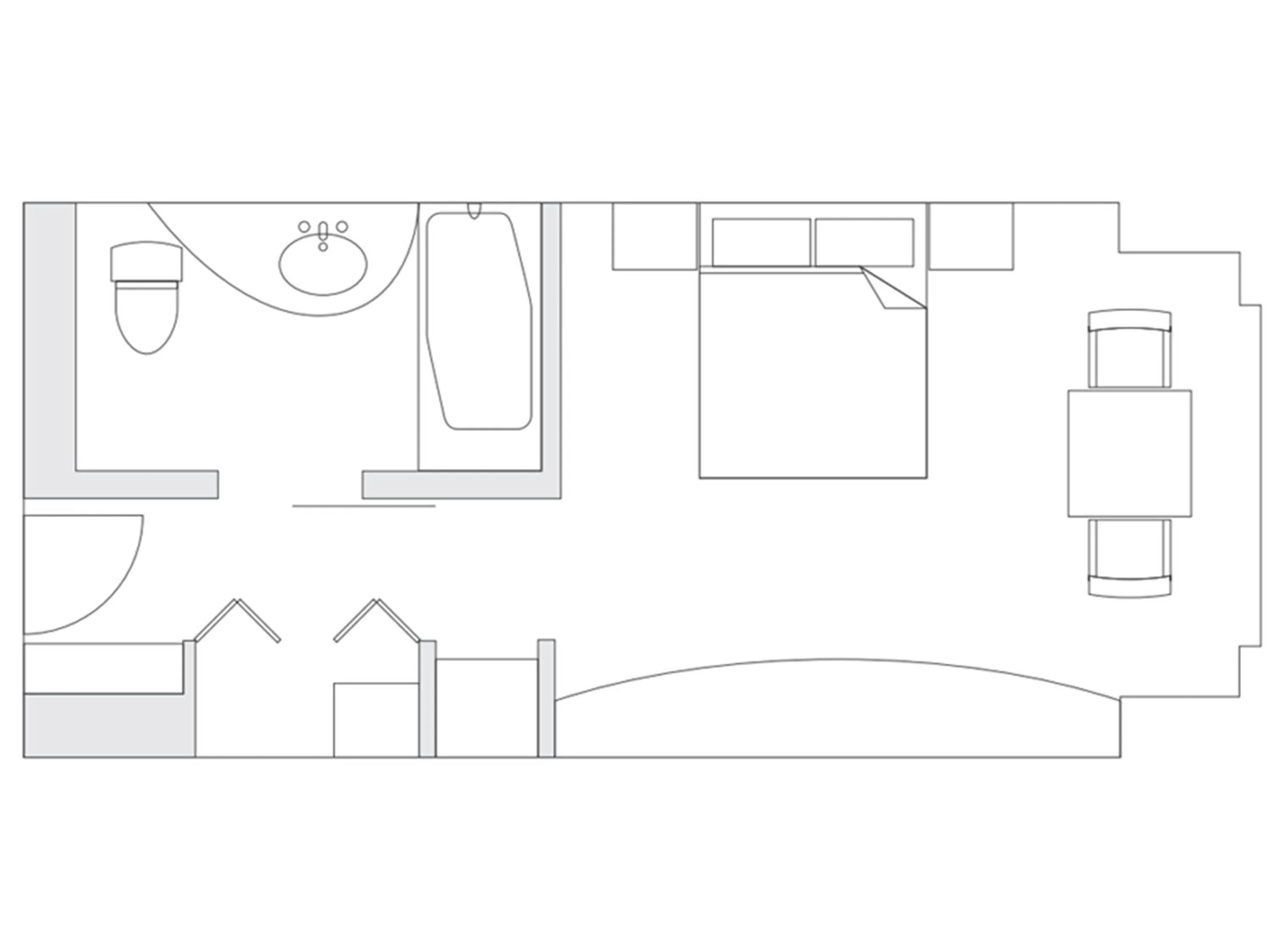 Floor plan in Grand Prince Hotel Osaka Bay