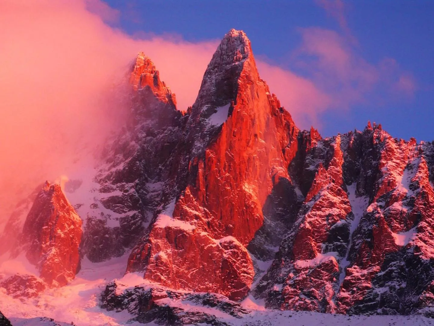 Mountain view in Apartment Grepon 3A - A Central Chamonix Haven