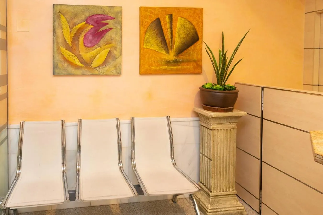 Lobby or reception in Hostal Viky