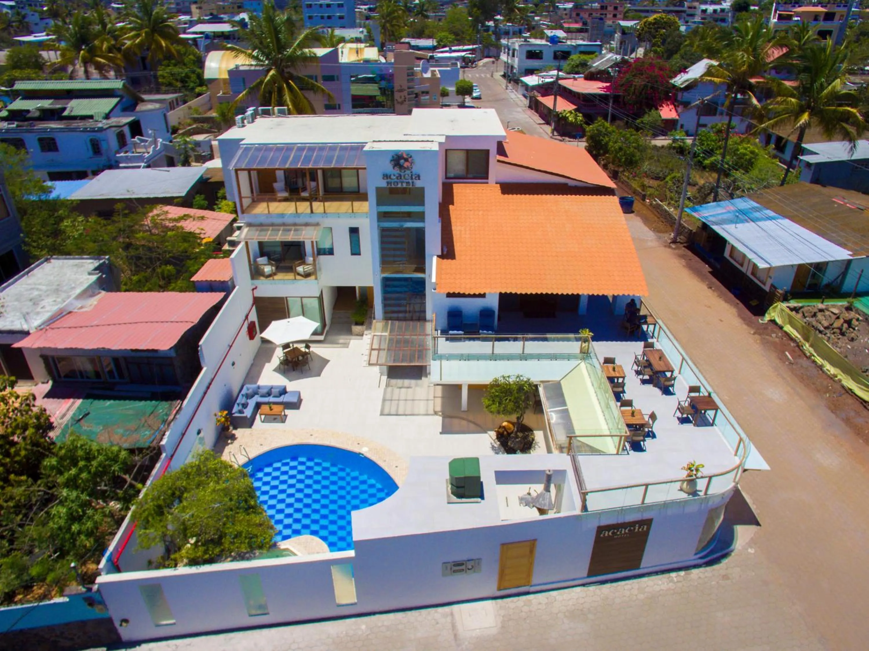 Street view in Hotel Acacia