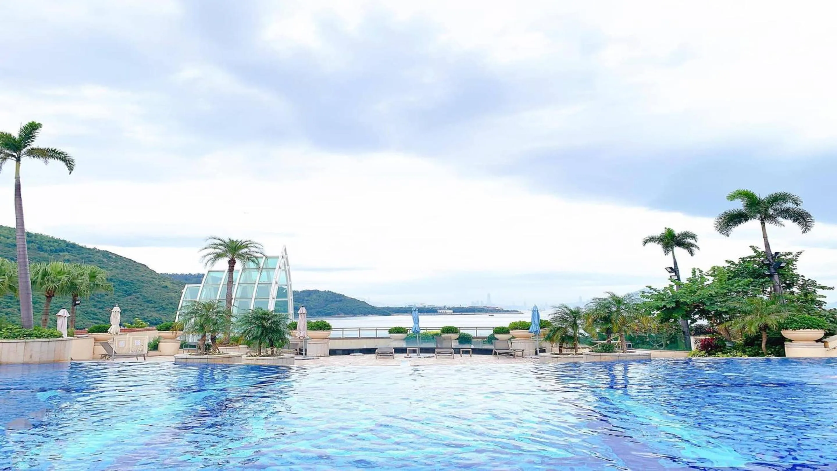 Swimming pool in Auberge Discovery Bay Hong Kong