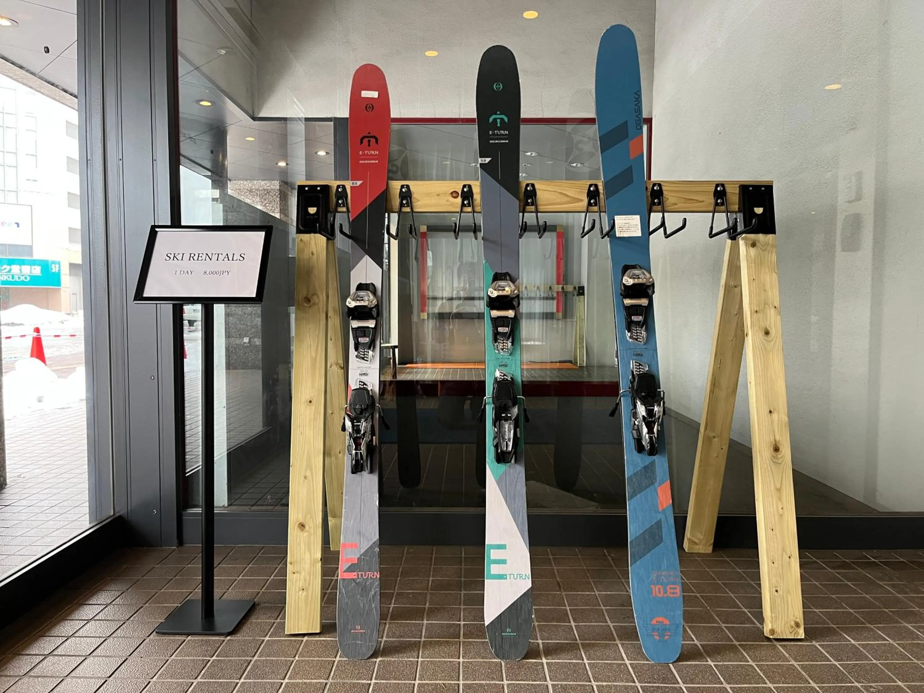 Skiing in Court Hotel Asahikawa