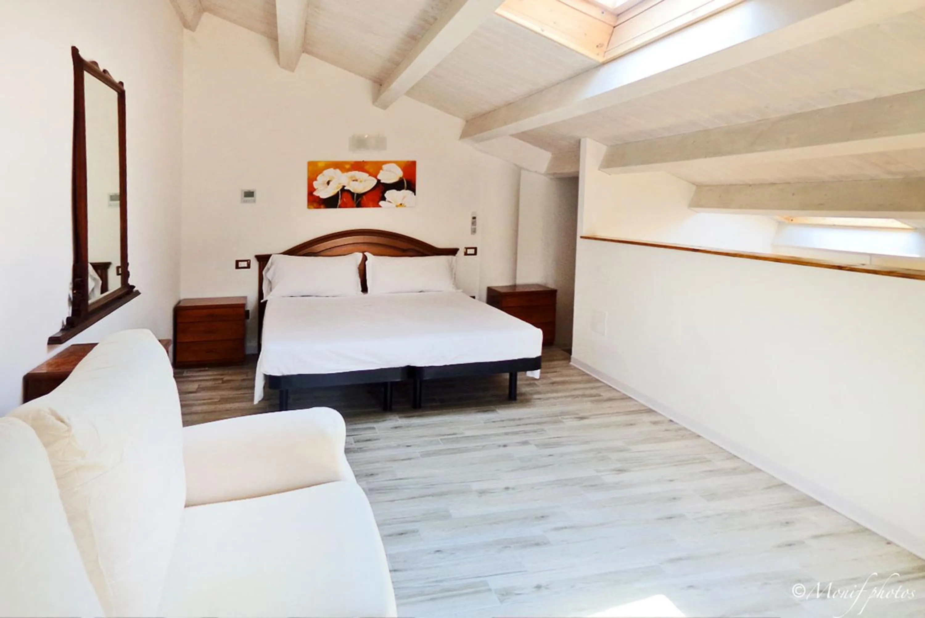 Bed in Alloggi al Verdi